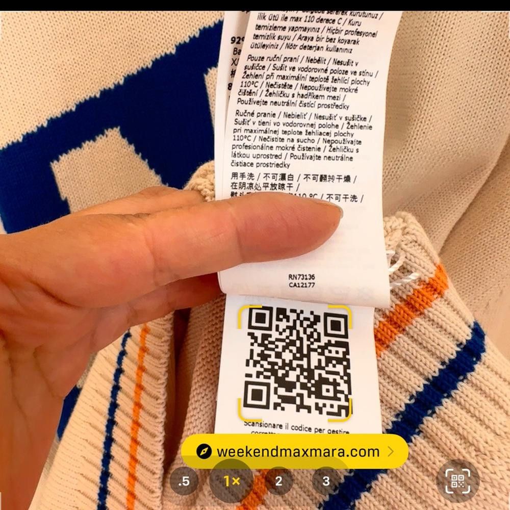 Designer Weekend Max Nara Label-cut Cotton Blend Yarn Sweater Sz: S Size S / US 4 / IT 40 - 10 Thumbnail