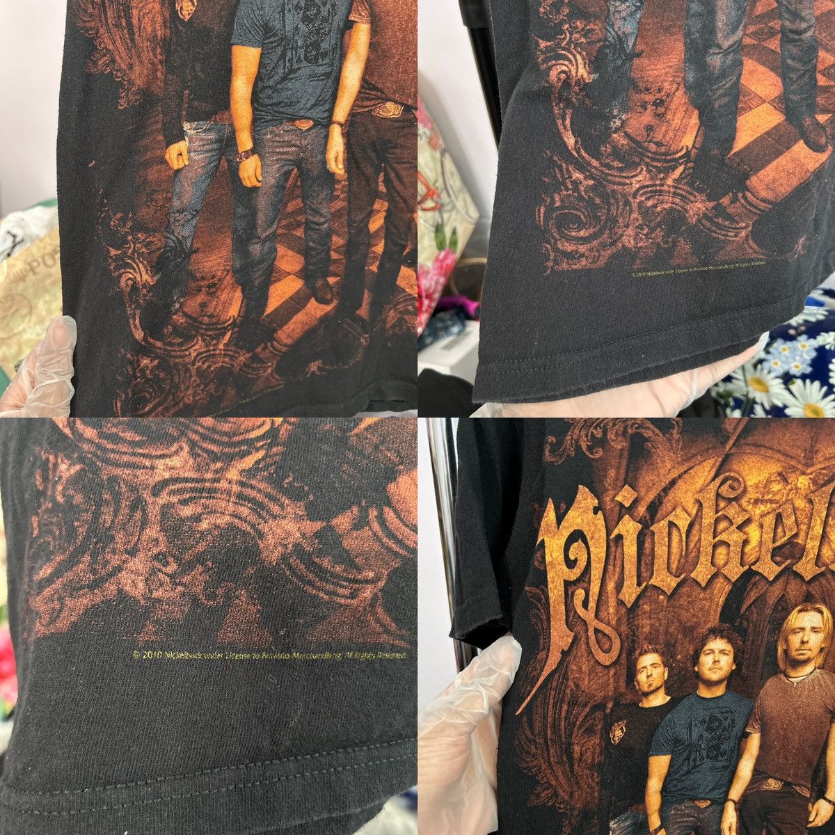 Anvil Anvil Nickelback 2010 Allover Graphic Tshirt Sz S -“Lynwood" Size US S / EU 44-46 / 1 - 4 Thumbnail