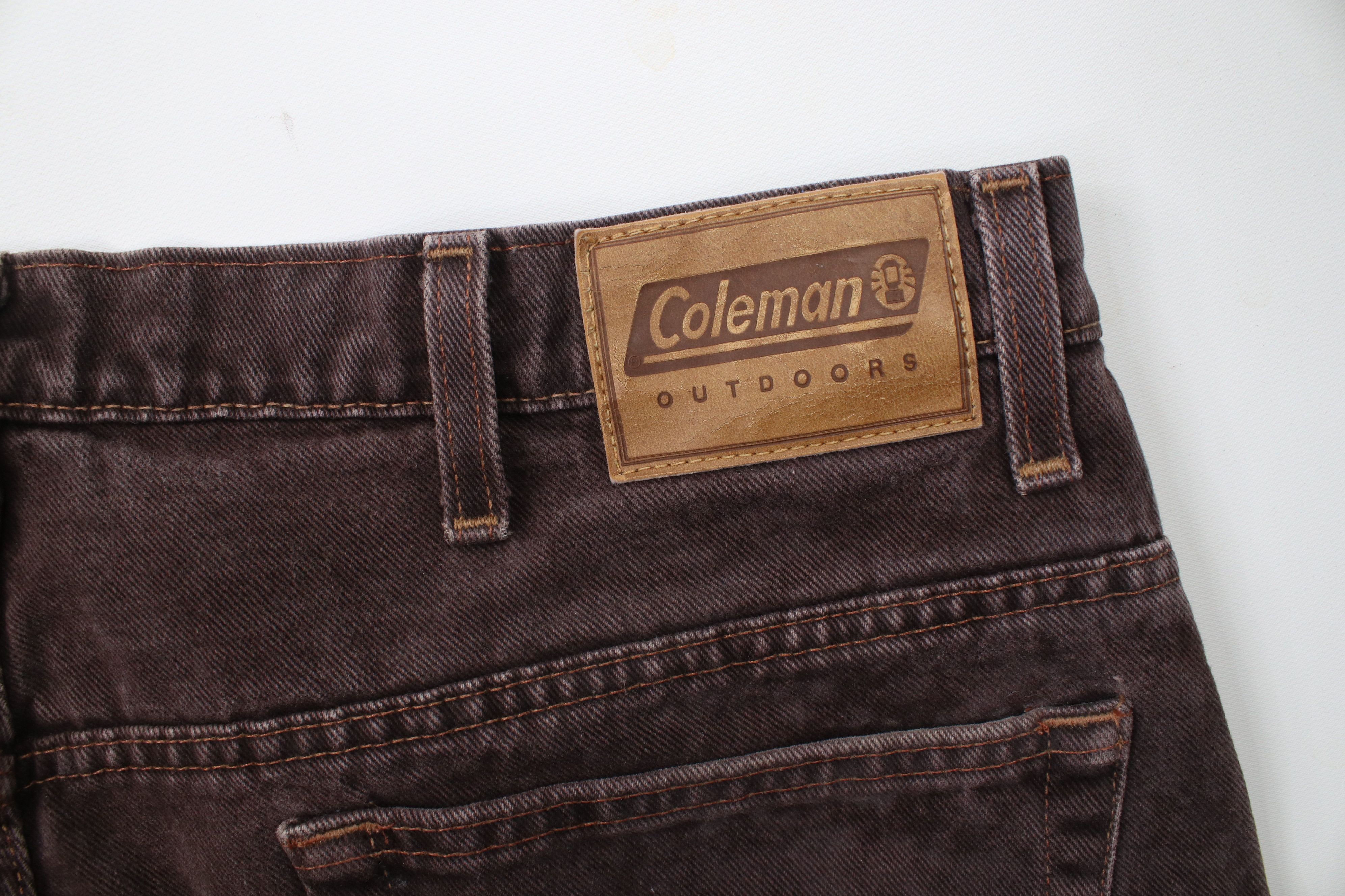 Vintage Vintage 90s Streetwear Relaxed Tapered Leg Denim Jeans Brown Size US 38 / EU 54 - 13 Thumbnail
