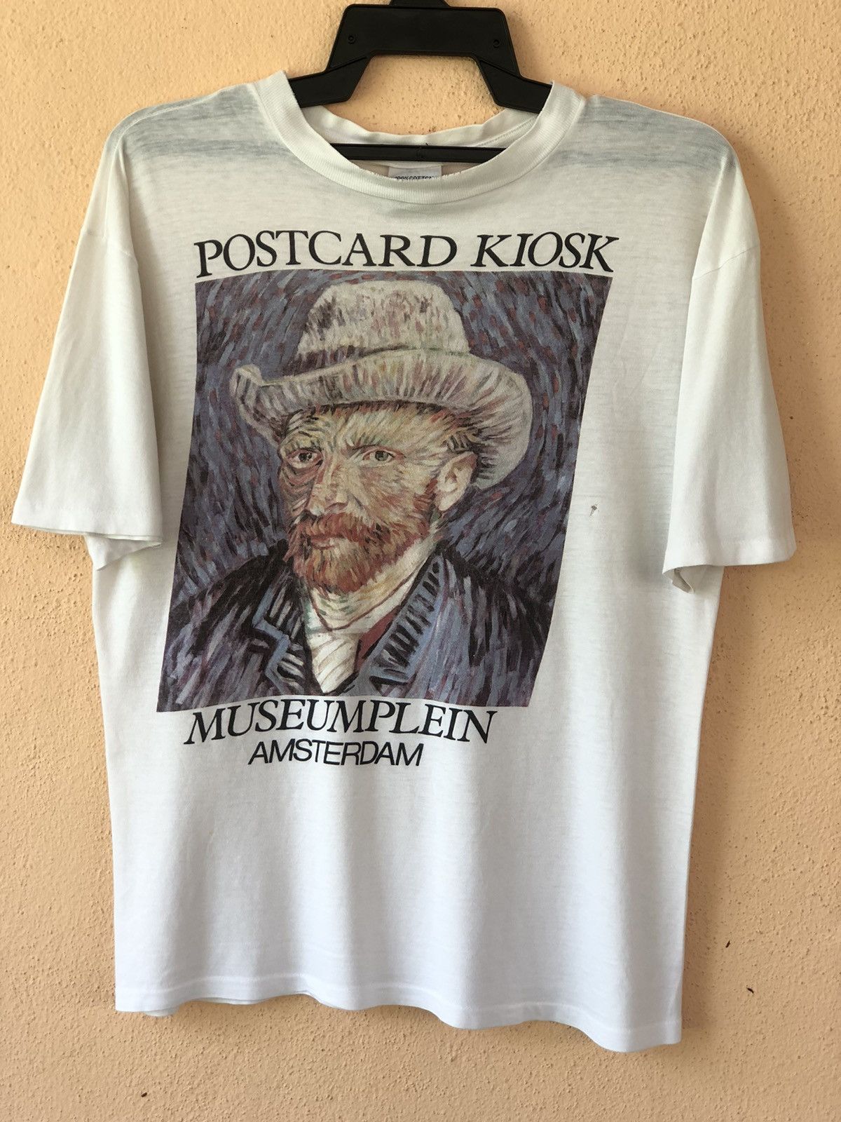 Vintage Vintage 90s Vincent Van Gogh Portrait Art Tee Size US M / EU 48-50 / 2 - 1 Thumbnail