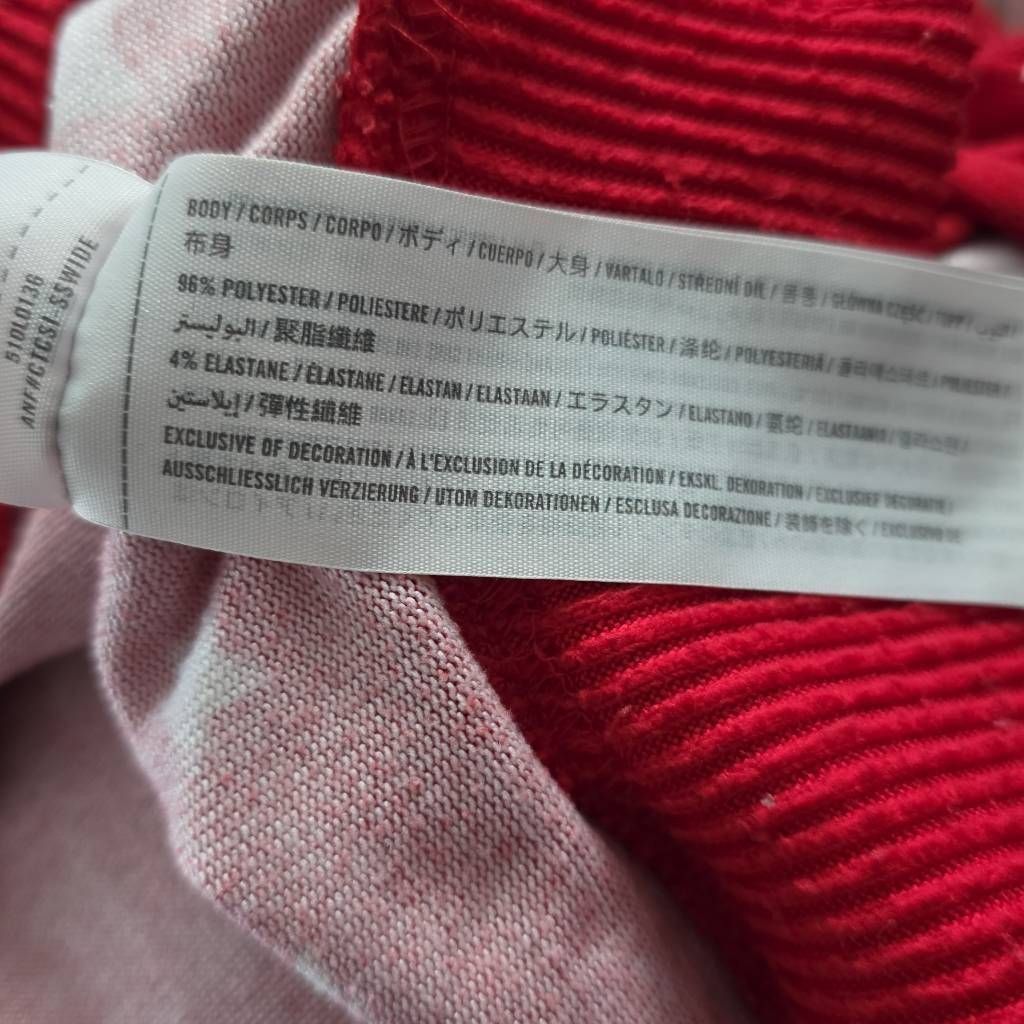 Hollister Gilly Hicks Women's Size XS Red White Star Print Soft Croppe Size XS / US 0-2 / IT 36-38 - 3 Thumbnail