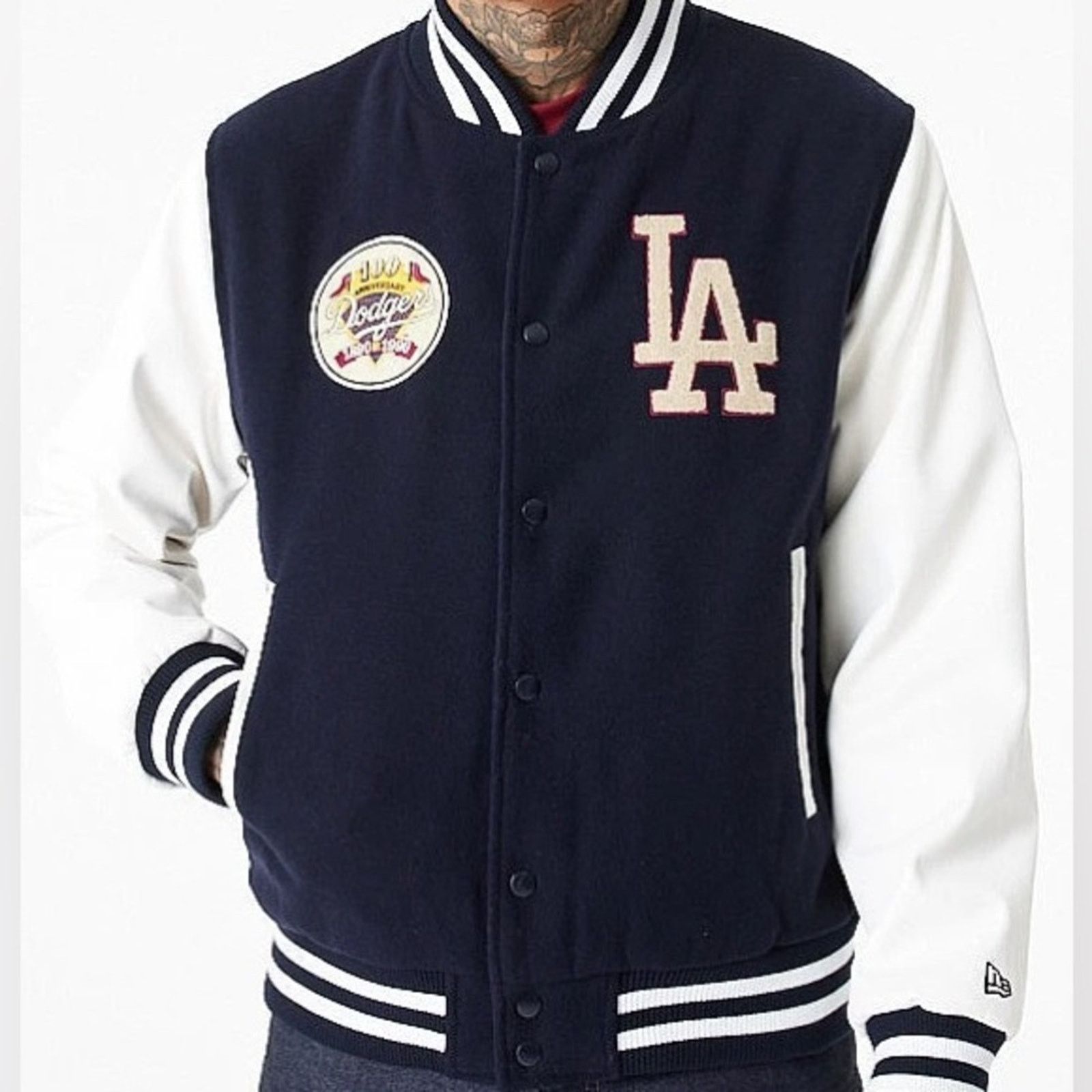 New Era NEW ERA M VARSITY LOS ANGELES DODGERS - NAVY/OFF WHITE Rare Size US M / EU 48-50 / 2 - 1 Thumbnail
