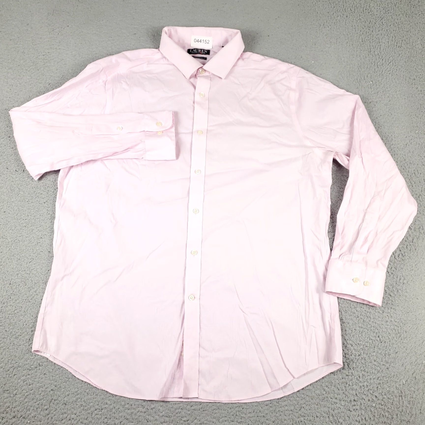 Ralph Lauren Ralph Lauren Shirt Mens XL Pink Solid Cotton Long Sleeve Button-Down Size US XL / EU 56 / 4 - 2 Thumbnail