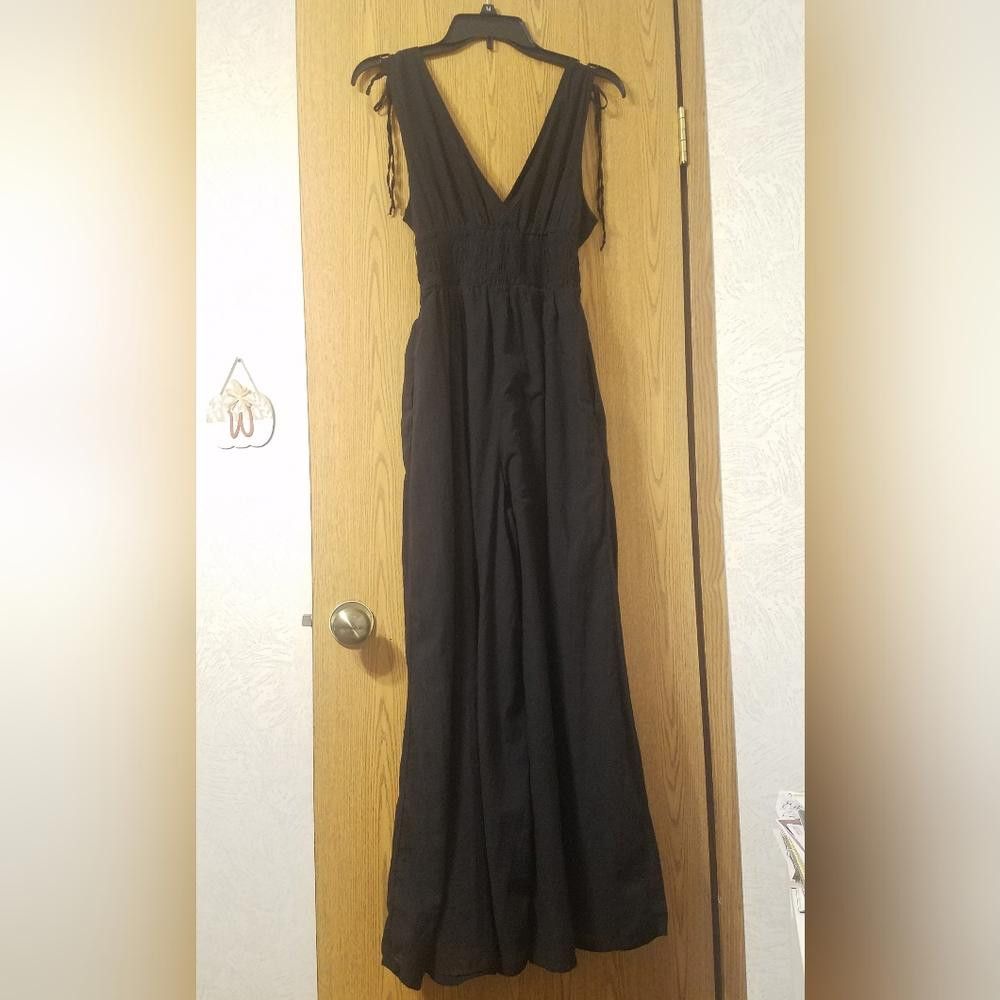 Designer American Eagle Elegant Black Women's Jumpsuit Size 28" / US 6 / IT 42 - 2 Thumbnail