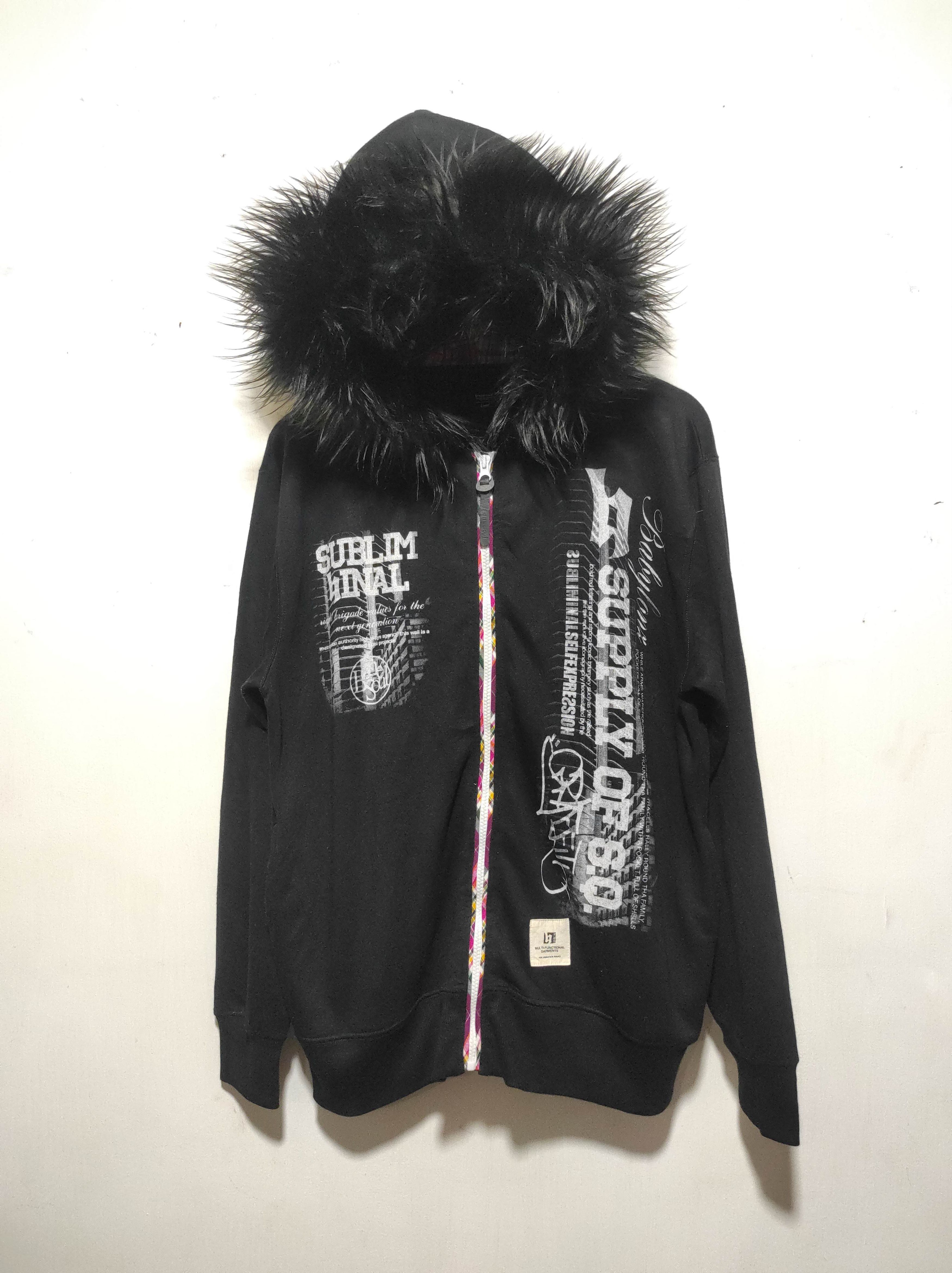 14th Addiction B-One Soul Poem Zip Fur Hoodie if6was9 LGB style Size US L / EU 52-54 / 3 - 2 Thumbnail