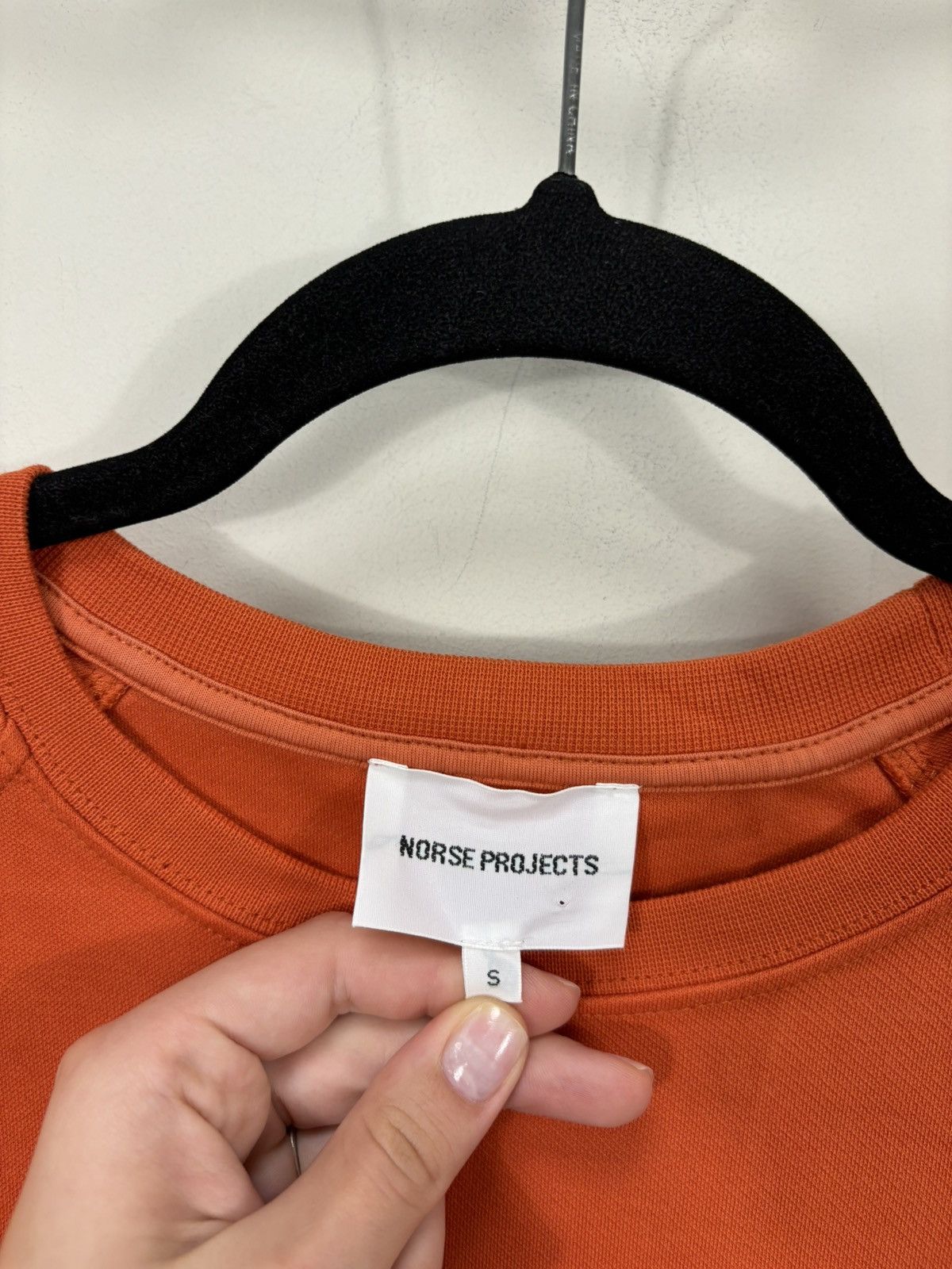 Norse Projects Norse Projects Vorm Summer Interlock Men’s Orange Sweatshirt Size US S / EU 44-46 / 1 - 7 Thumbnail