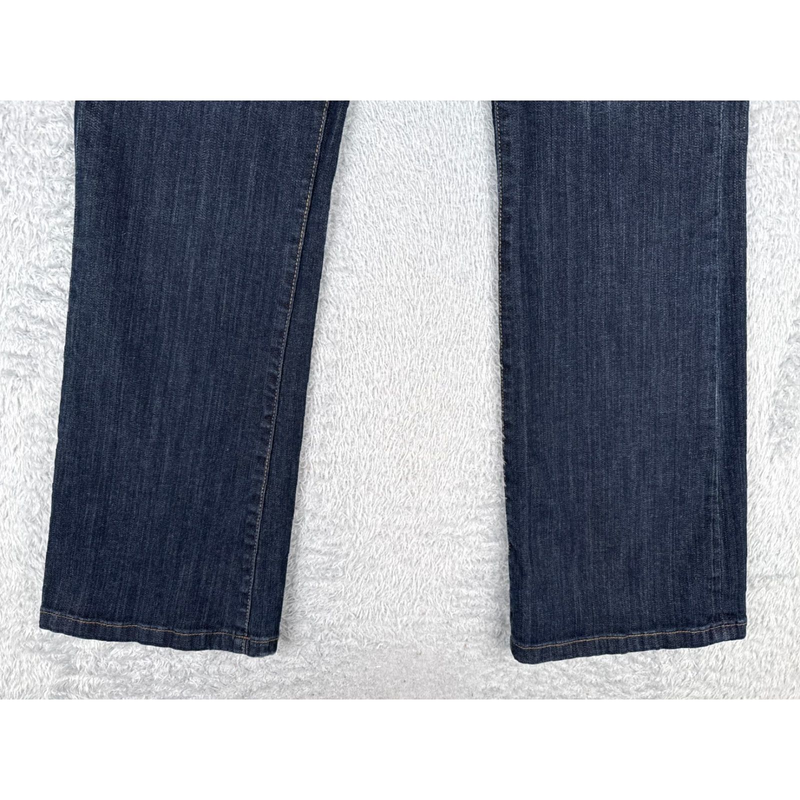 Denime Clash Jeans Womens 15 Blue Dark Denim Bootcut Mid Rise Cotton 33x31 Size 36" / US 14 / IT 50 - 2 Thumbnail