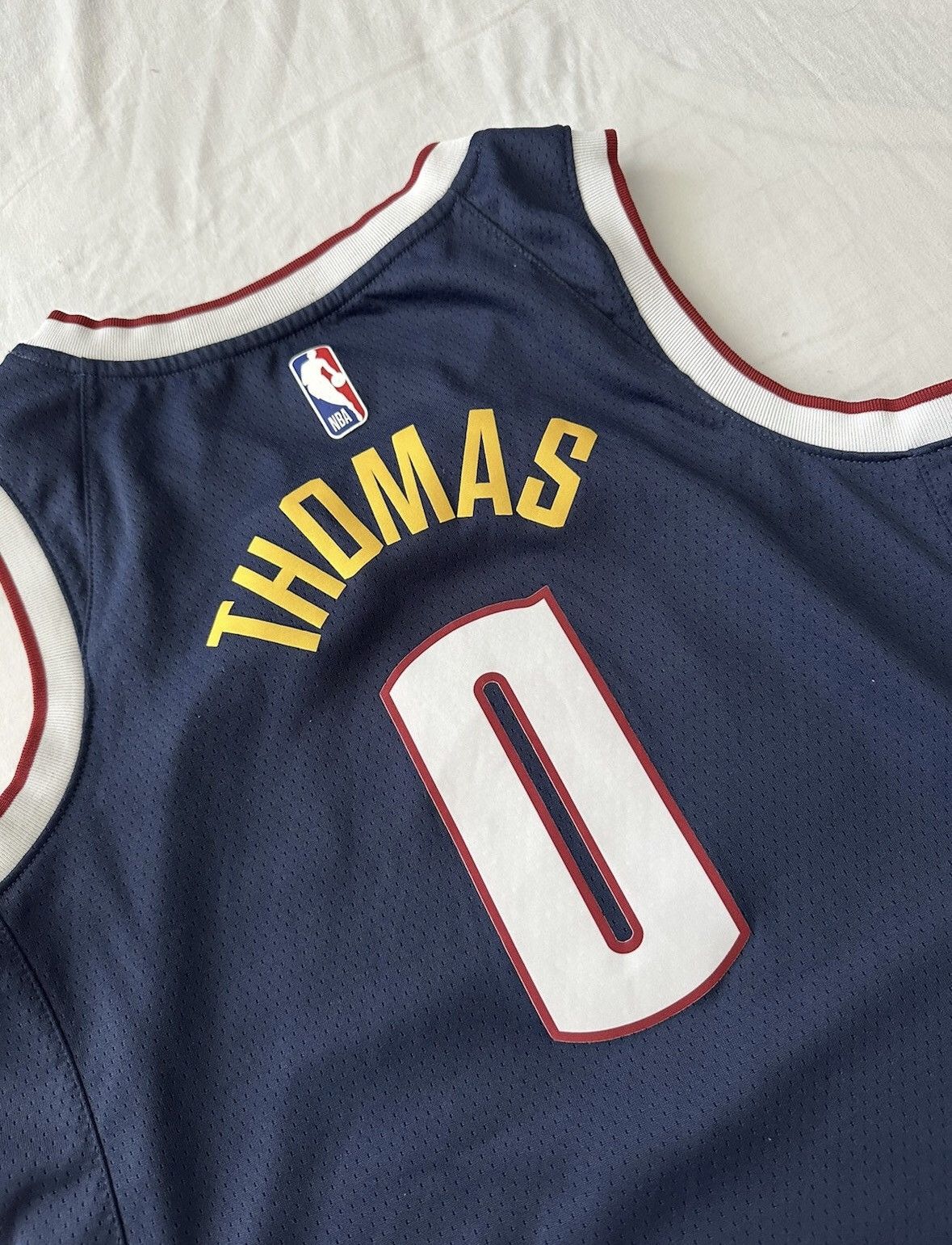 NBA × Nike × Vintage Denver Nuggets Thomas Nike Jersey Size US M / EU 48-50 / 2 - 6 Thumbnail