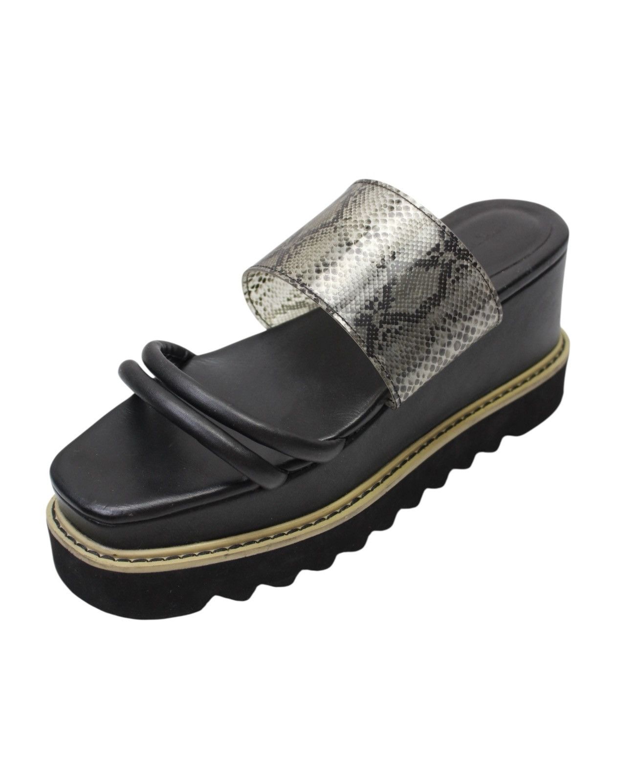 Vintage 2022 AZUL BY MOUSSY SHARK SOLE DORM HEEL SANDALS Size US 9 / IT 39 - 10 Thumbnail