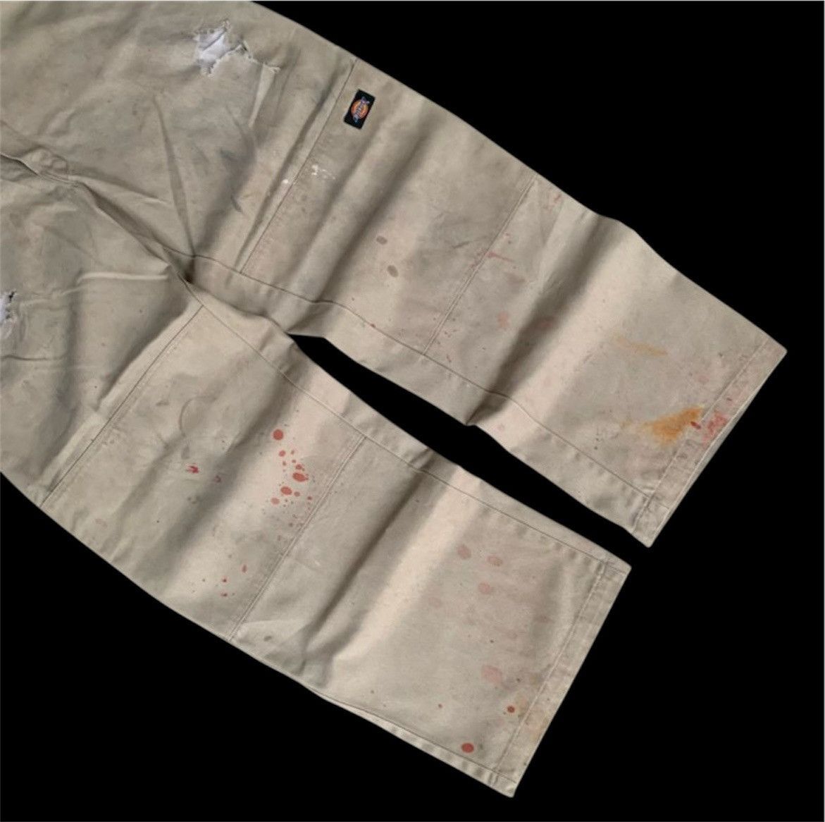 Dickies Distressed Dickies Double Knee Loose Fit Pants Size US 36 / EU 52 - 3 Thumbnail