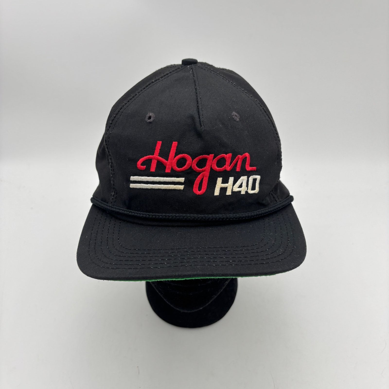 Hogan × Vintage Vintage Ben Hogan H40 Hat 90s Golf Chord Leather Strapback Size ONE SIZE - 2 Thumbnail