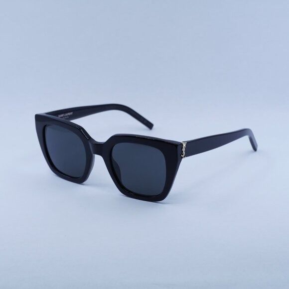 Saint Laurent Paris New Saint Laurent SLM143 001 Sunglasses - Black Frame Size ONE SIZE - 3 Thumbnail