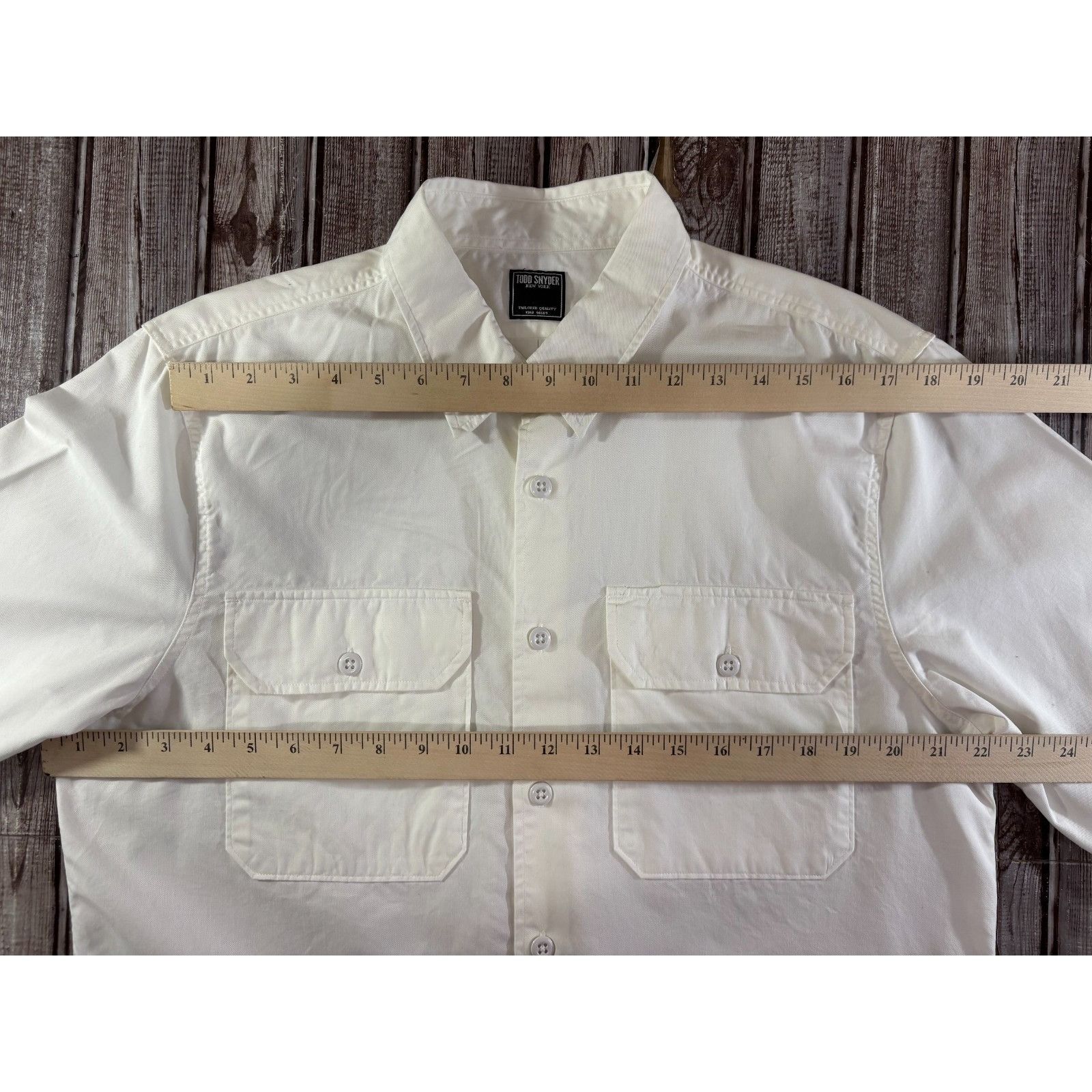 Todd Snyder Todd Snyder Two Pocket Utility Heavy Cotton shirt Size L col Size US L / EU 52-54 / 3 - 5 Thumbnail