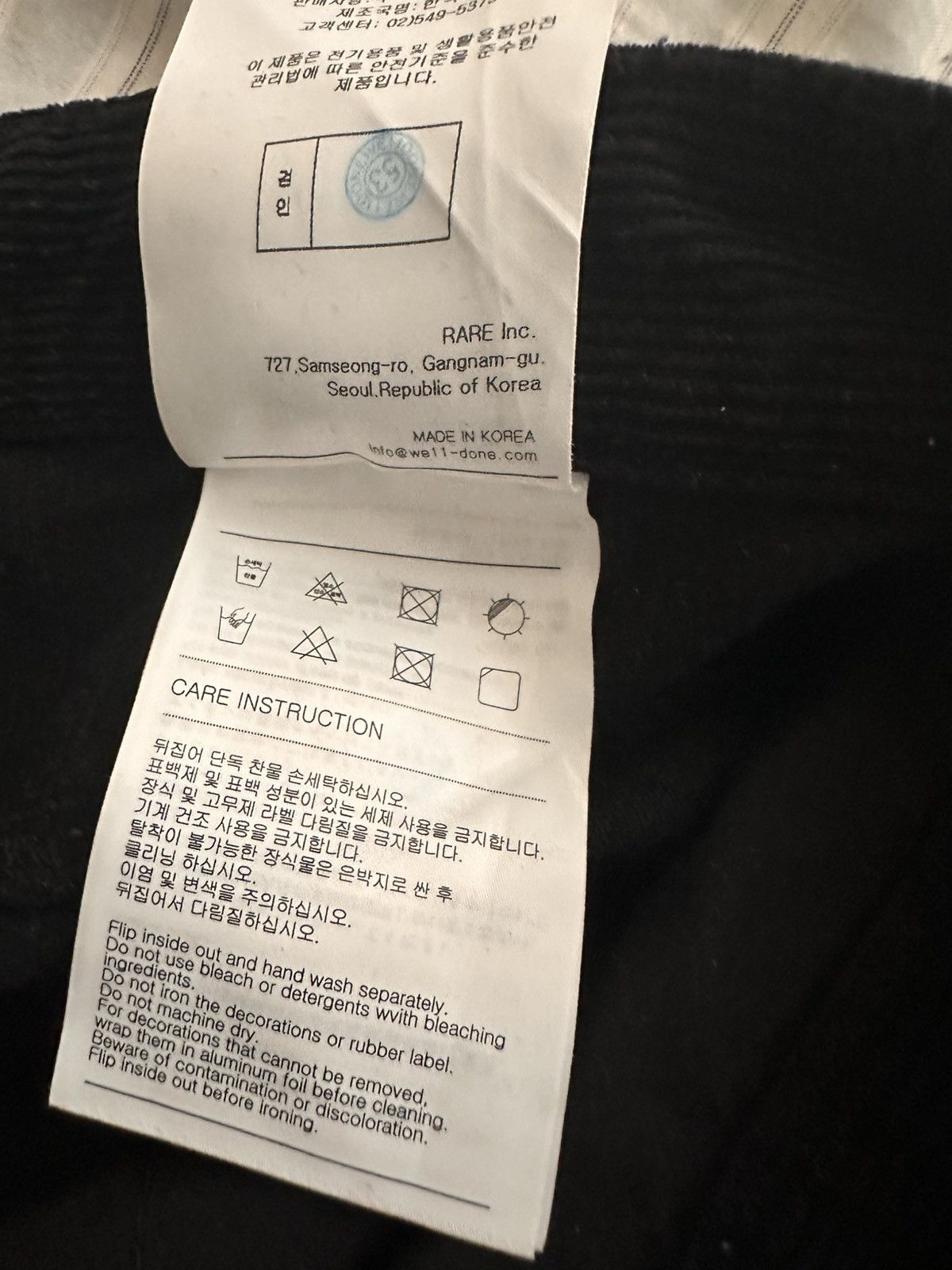WE11DONE We11done Faded Corduroy Trousers Size US 30 / EU 46 - 7 Thumbnail