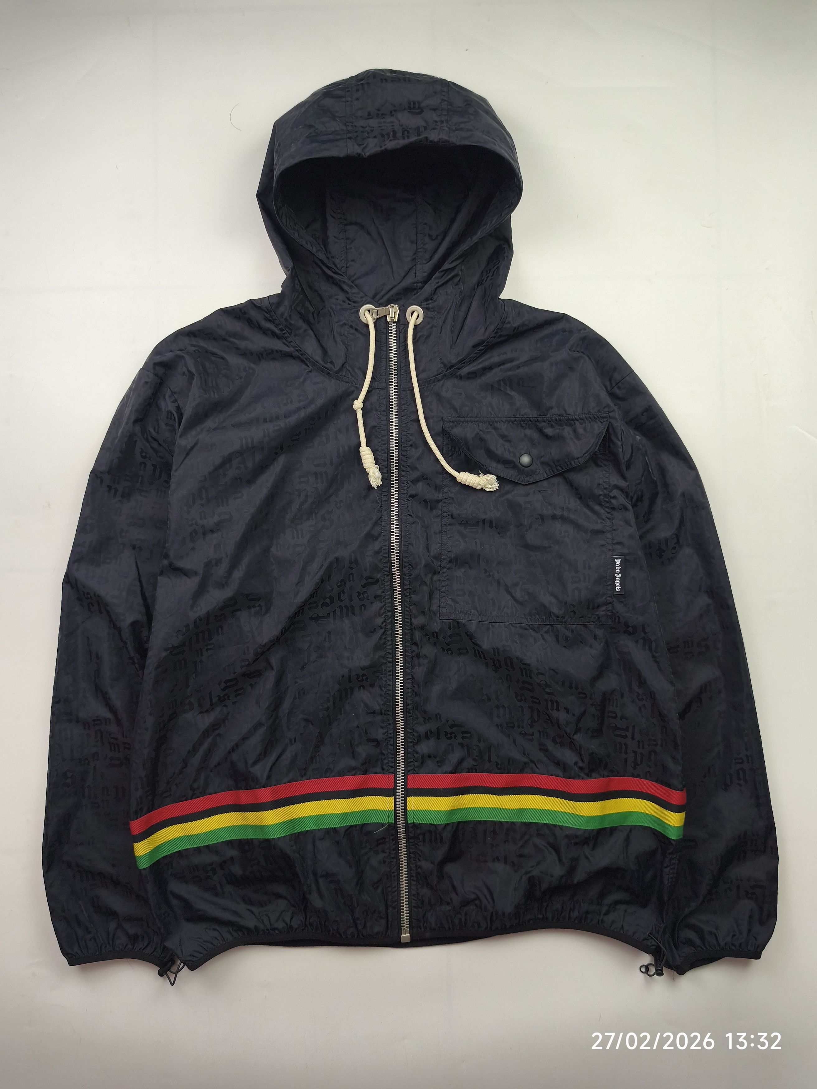 Palm Angels Palm angels monogram mountain park windbreaker jacket Size US S / EU 44-46 / 1 - 1 Thumbnail