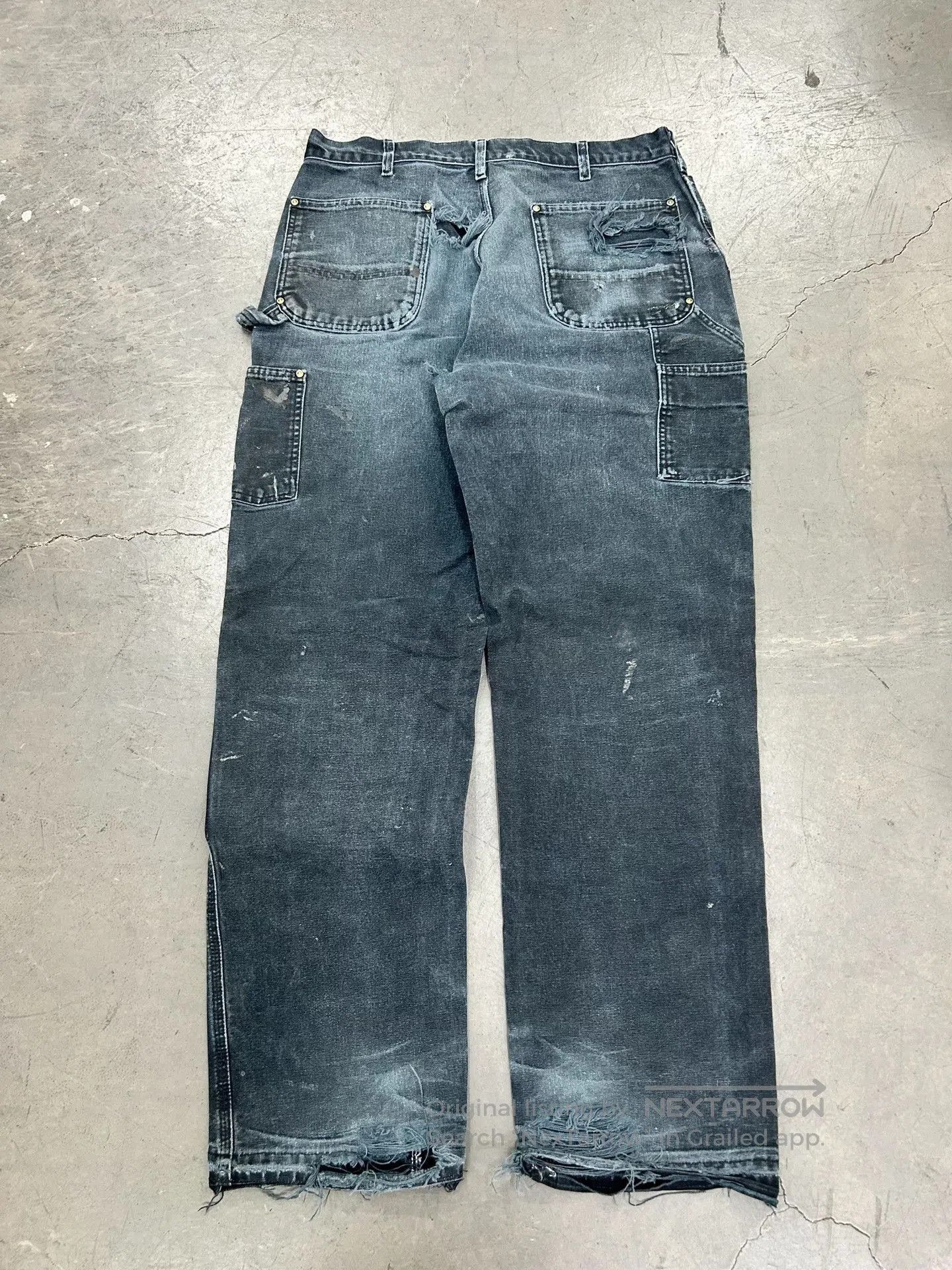 Vintage Vintage Carhartt B01 Black Faded. Size US 28 / EU 44 - 5 Thumbnail