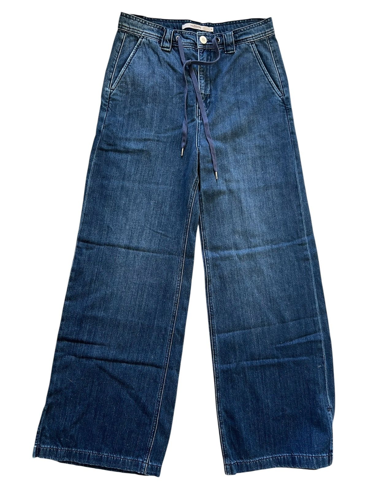 Hudson Hudson Jeans Drawstring Wide Leg Denim Pant | Size 28 Size 28" / US 6 / IT 42 - 1 Thumbnail