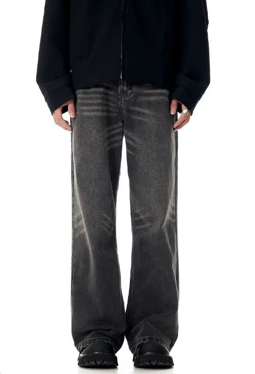 VIBE Street loose American street cleanfit straight flared jeans Size US 32 / EU 48 - 7 Thumbnail