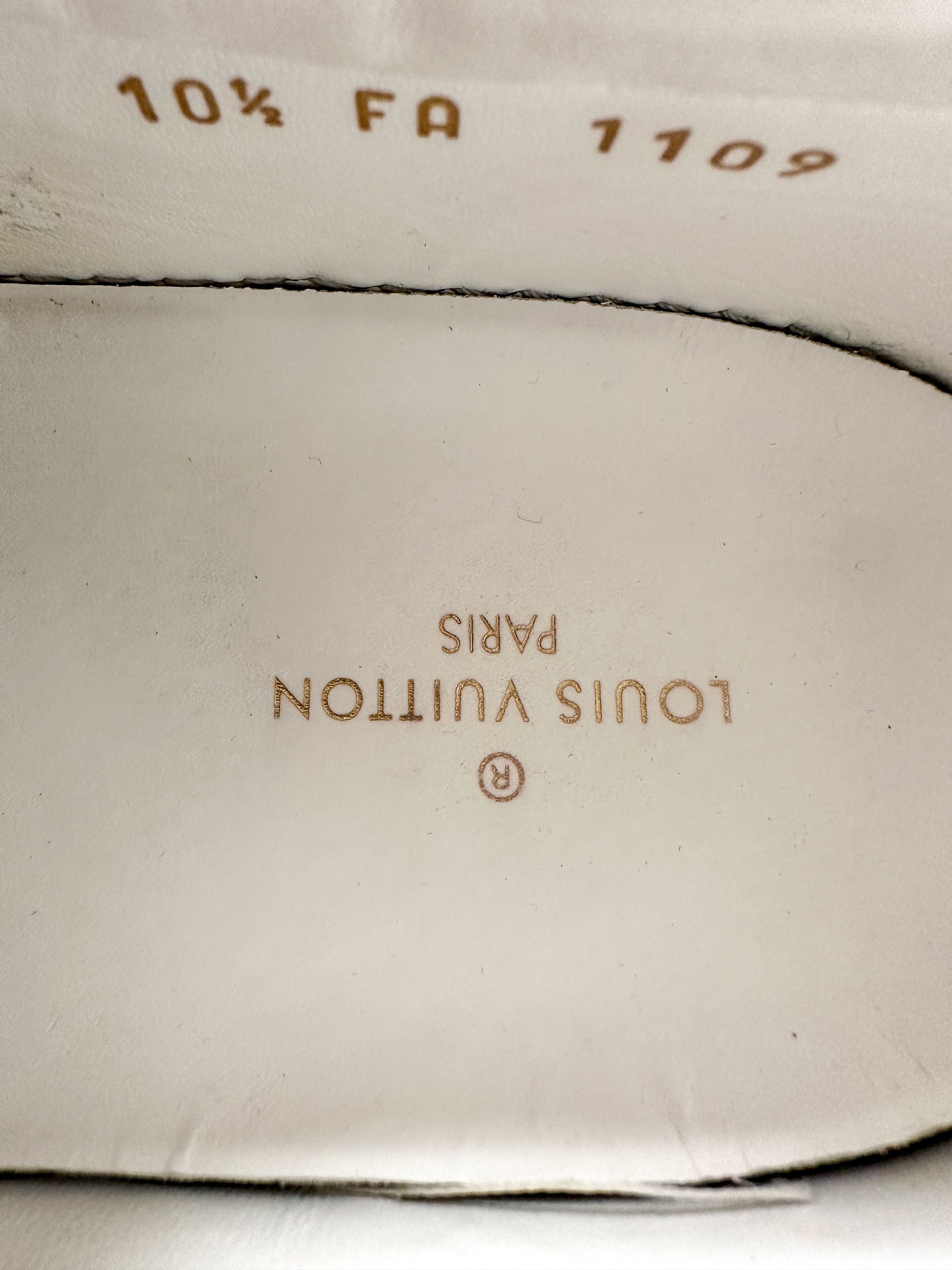 Louis Vuitton Louis Vuitton Brown & White Monogram Trocadero Sneakers Size US 11.5 / EU 44-45 - 7 Thumbnail