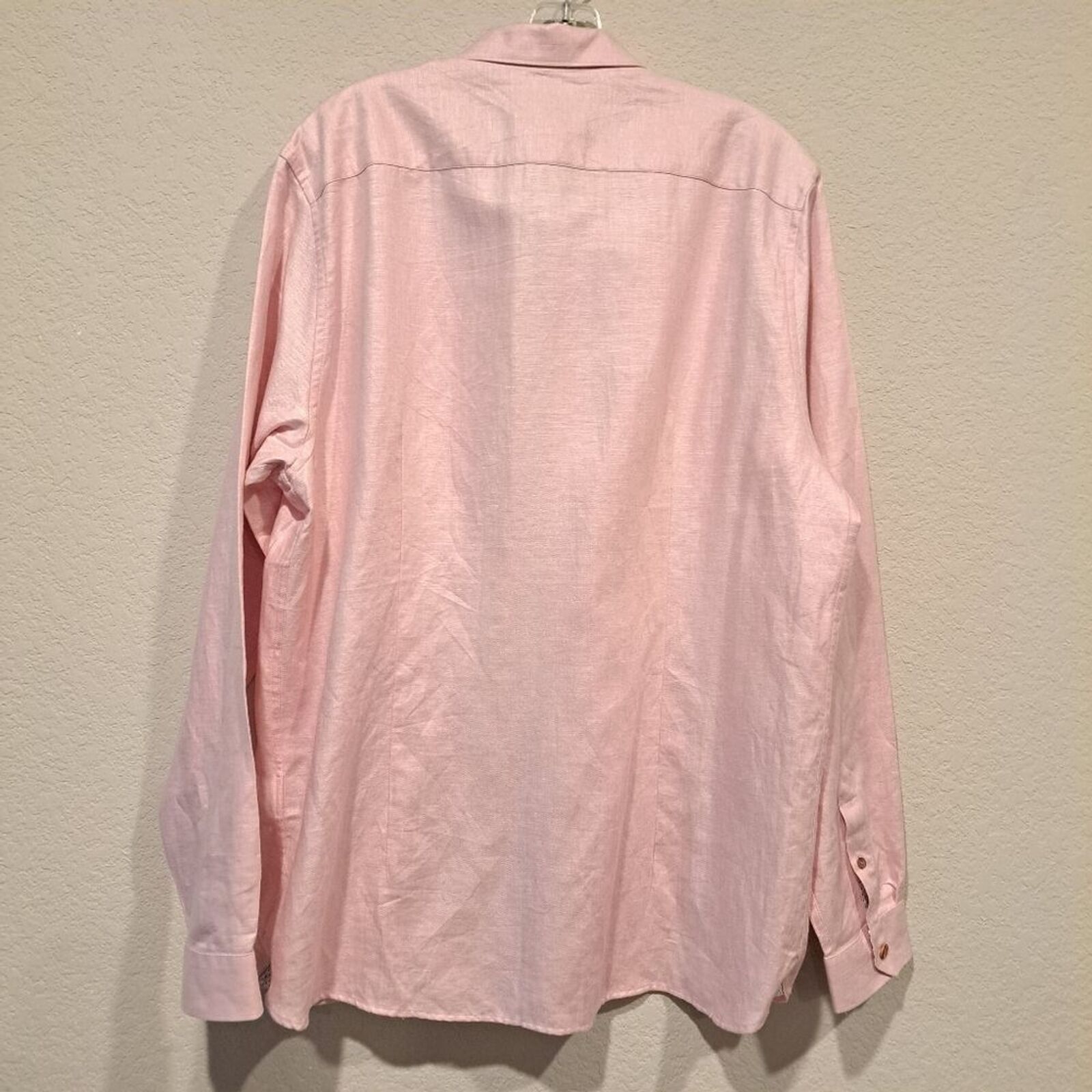 Ted Baker Ted Baker London linen cotton blend pale pink shirt size 6 Size M / US 6-8 / IT 42-44 - 7 Thumbnail