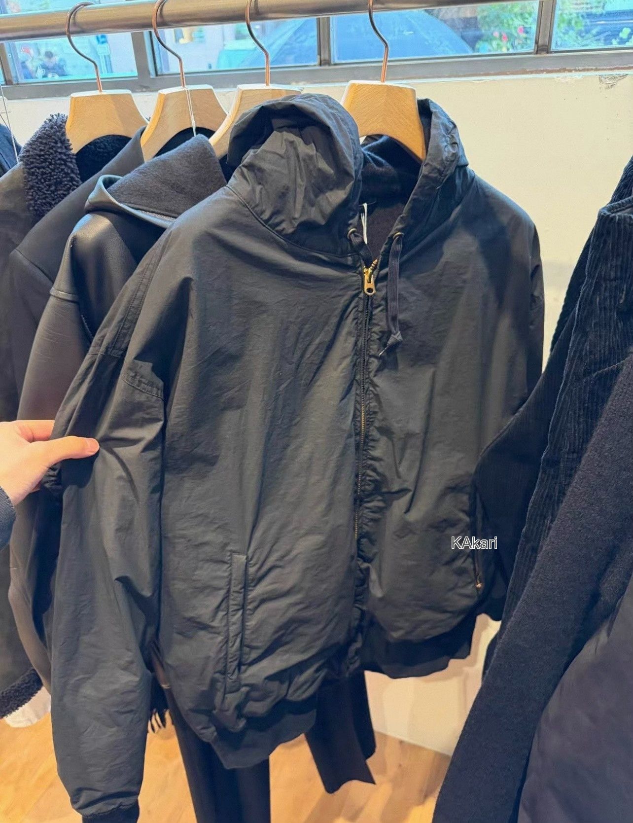 Comoli COMOLI Cotton Nylon Zip Parka Size US M / EU 48-50 / 2 - 3 Thumbnail