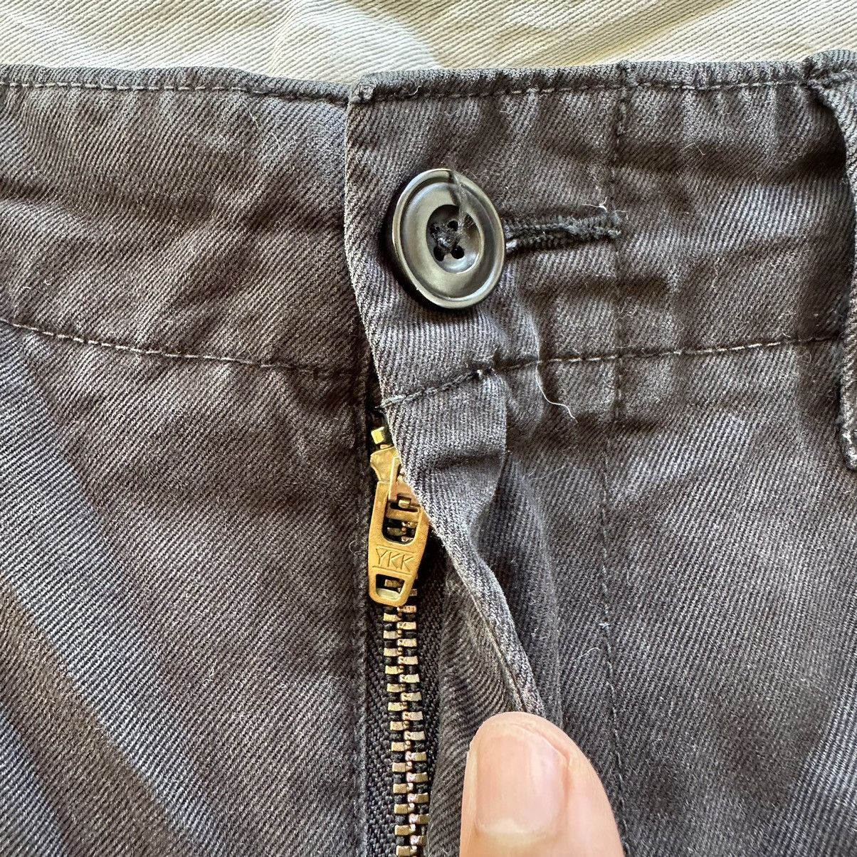 Japanese Brand Vintage Uniqlo Distressed Black Casual Trousers Pants Size US 35 - 6 Thumbnail