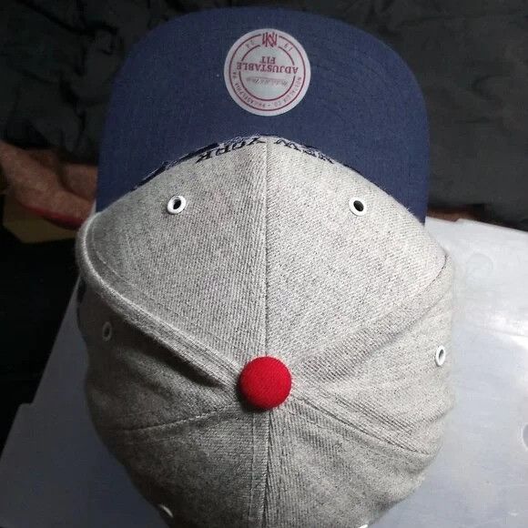 Mitchell & Ness × NFL Mitchell & Ness New York Giants Snap Back Hat Cap Size ONE SIZE - 5 Thumbnail