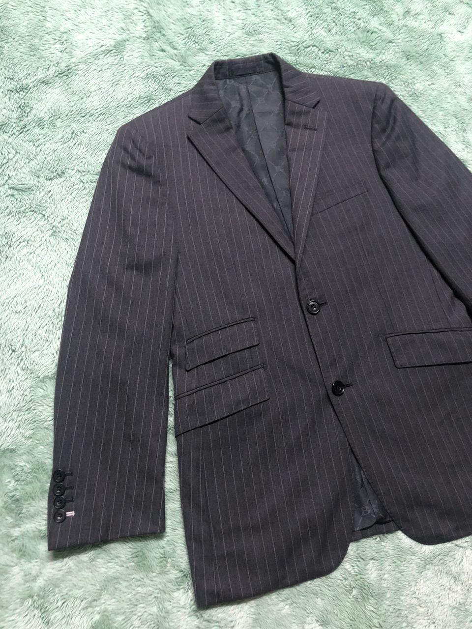 Burberry BURBERRY BLACK LABEL STRIPE BLAZER JACKET Size 38R - 5 Thumbnail