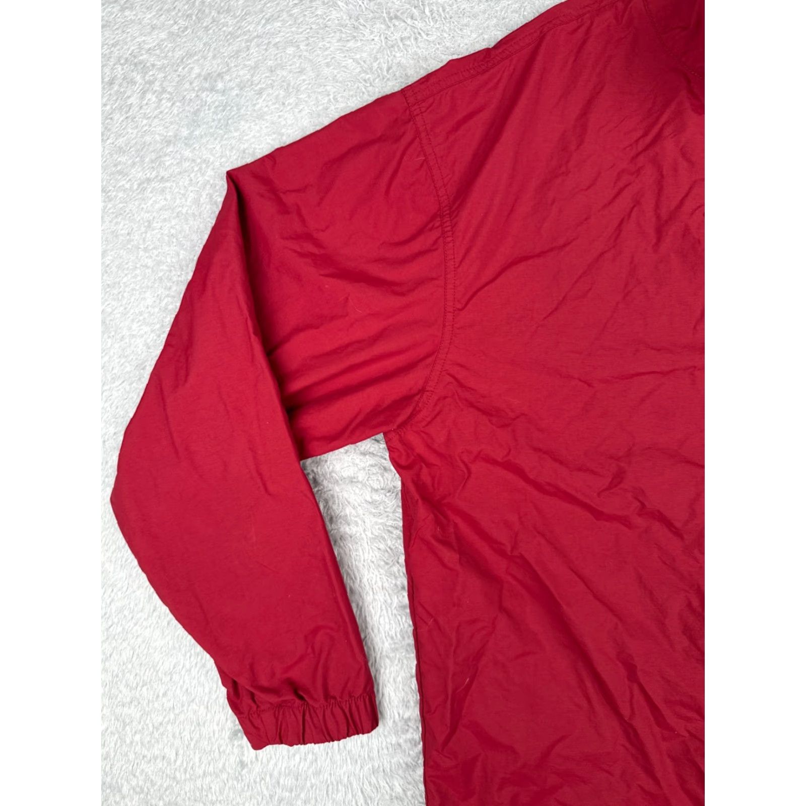 Timberland TIMBERLAND Jacket Mens Medium Red Full Zip 100% Nylon Shell Windbreaker Hike Size US M / EU 48-50 / 2 - 3 Thumbnail