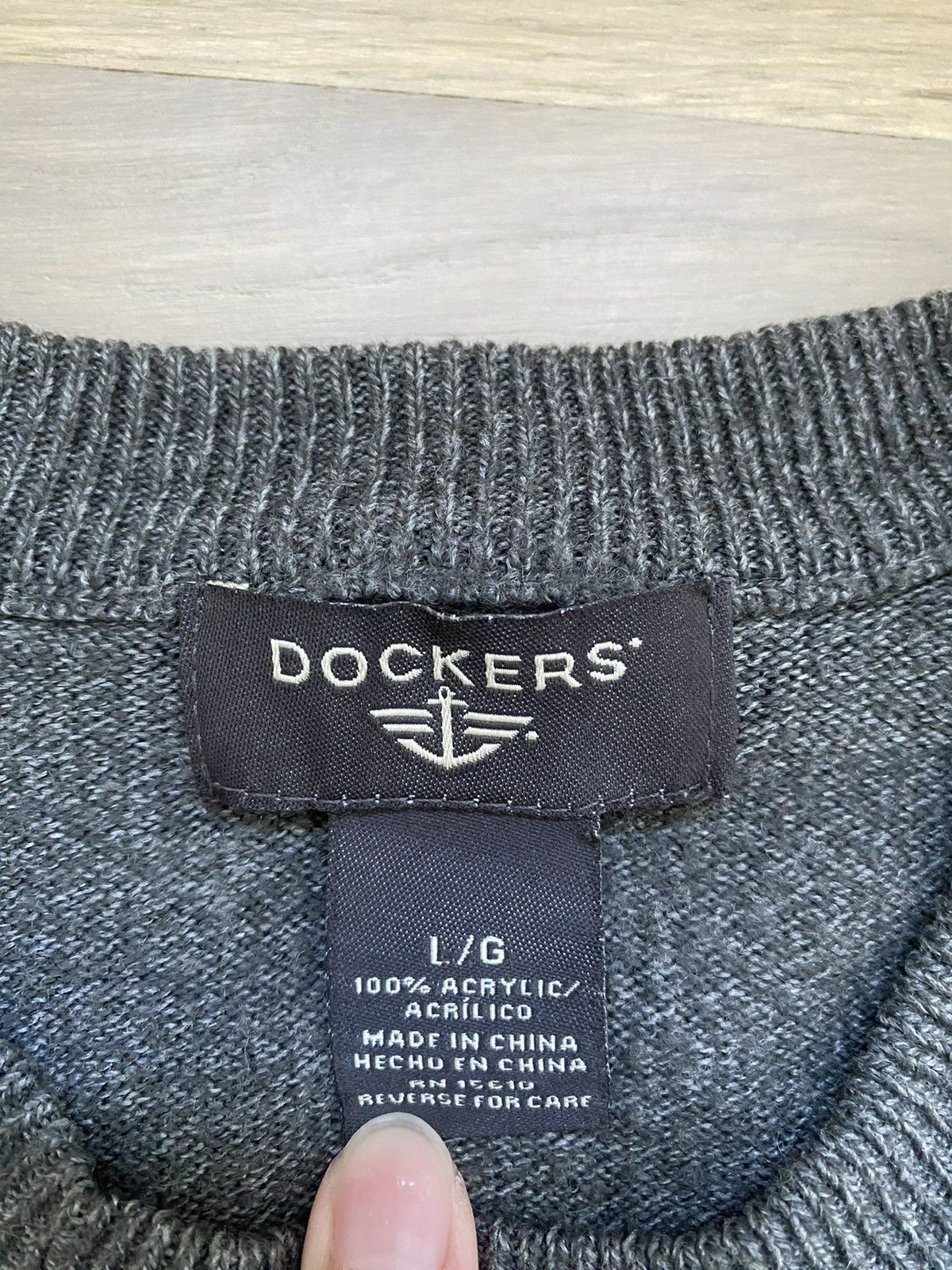 Dockers × Other × Vintage Dockers Knit Sweater Size US L / EU 52-54 / 3 - 3 Thumbnail