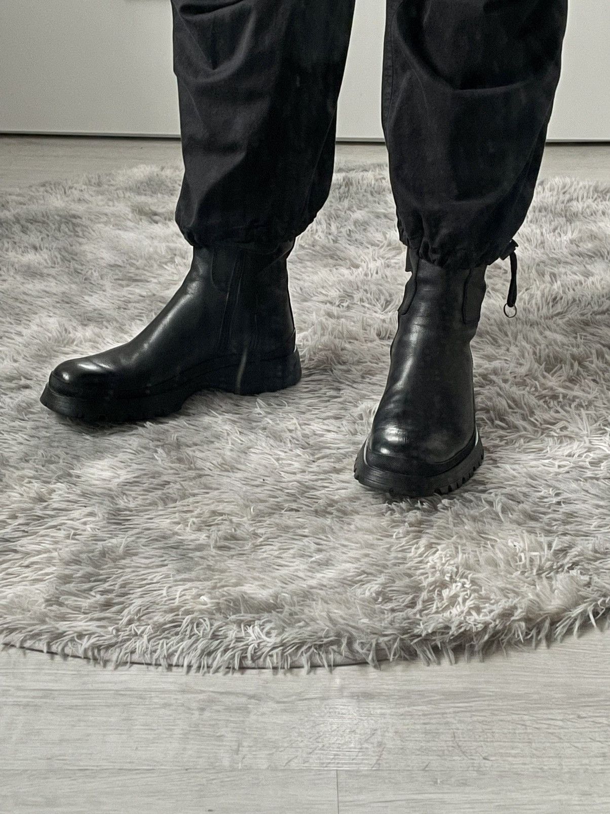 Prada Bella Hadid Prada Sport Brixxen Lug Sole Moto Zip Boots 8 UK Size US 9 / EU 42 - 6 Thumbnail