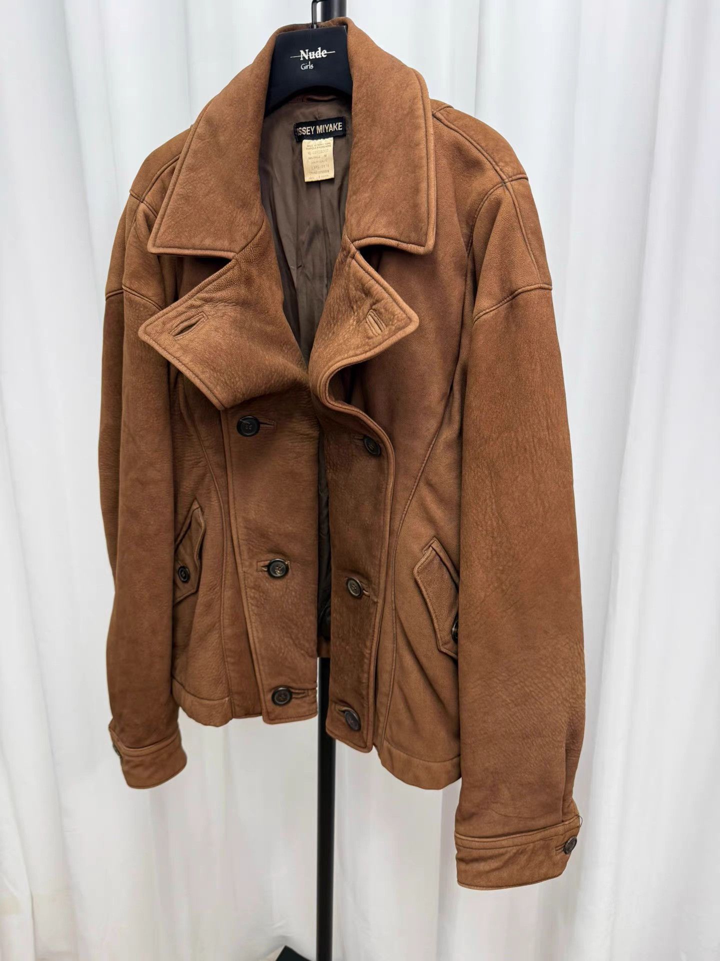 Issey Miyake Issey miyake Double Breasted Sheepskin Jacket K20 Size US M / EU 48-50 / 2 - 4 Thumbnail