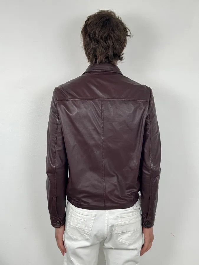 Prada AW2013 Prada Burgundy Leather Reversible Premium Jacket Size US S / EU 44-46 / 1 - 3 Thumbnail