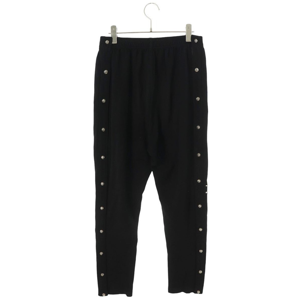 Chrome Hearts Chrome Hearts Cross Ball Leather Track Pants Size US 34 / EU 50 - 2 Thumbnail
