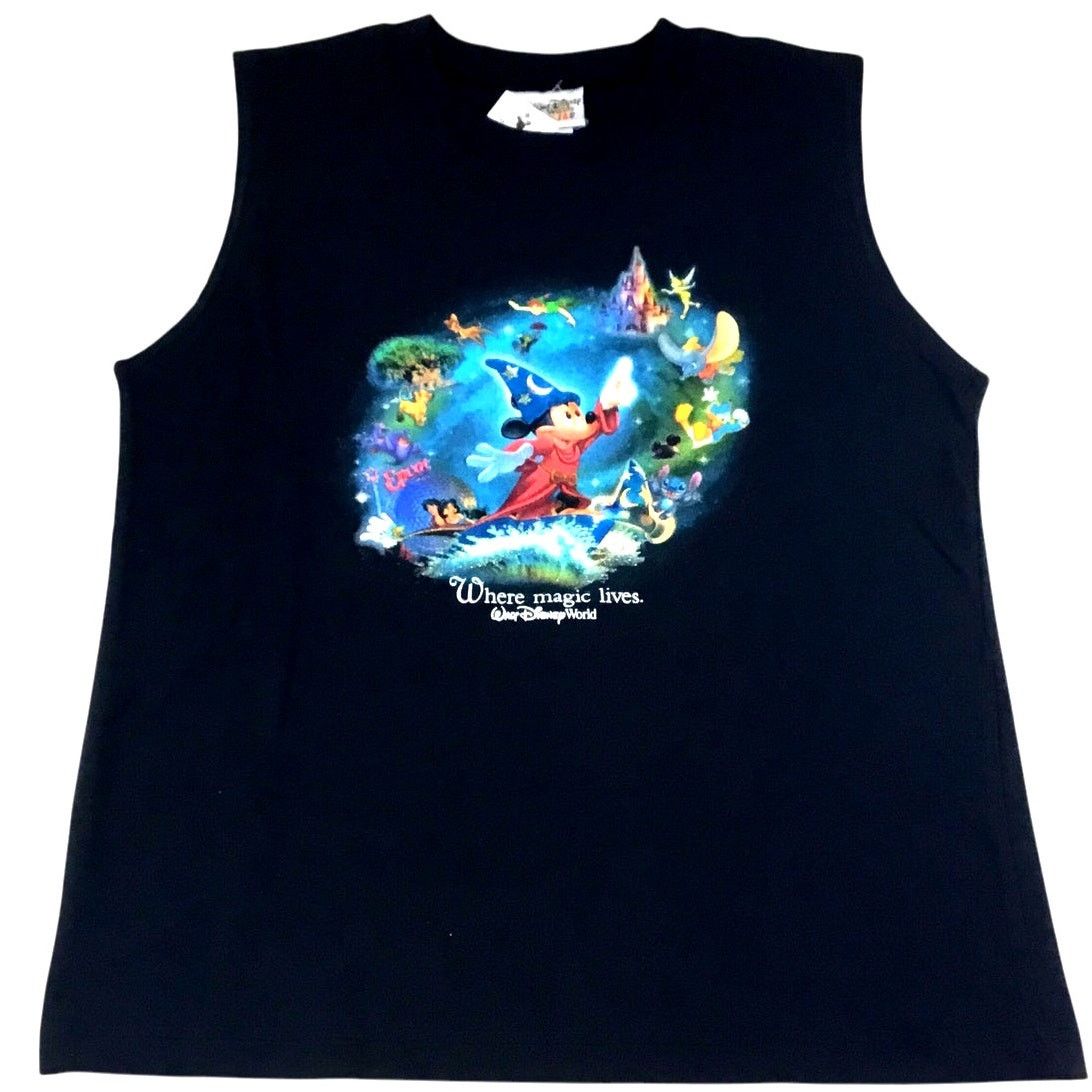 Disney Walt Disney World Kids Tank T-Shirt Magic Sorcerer New NWT L Size US L / EU 52-54 / 3 - 1 Thumbnail