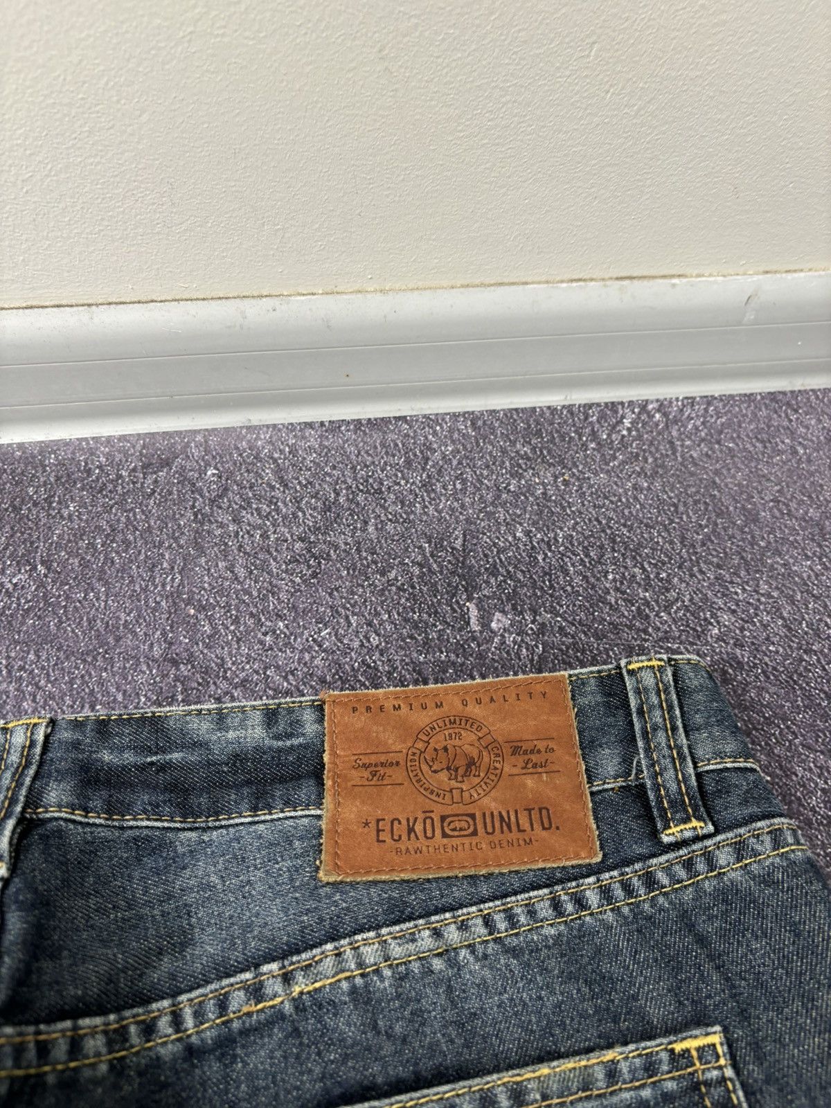 Ecko Unltd. Vintage Ecko Unltd Y2K Skate Hype Baggy Denim Shorts Size US 32 / EU 48 - 8 Thumbnail