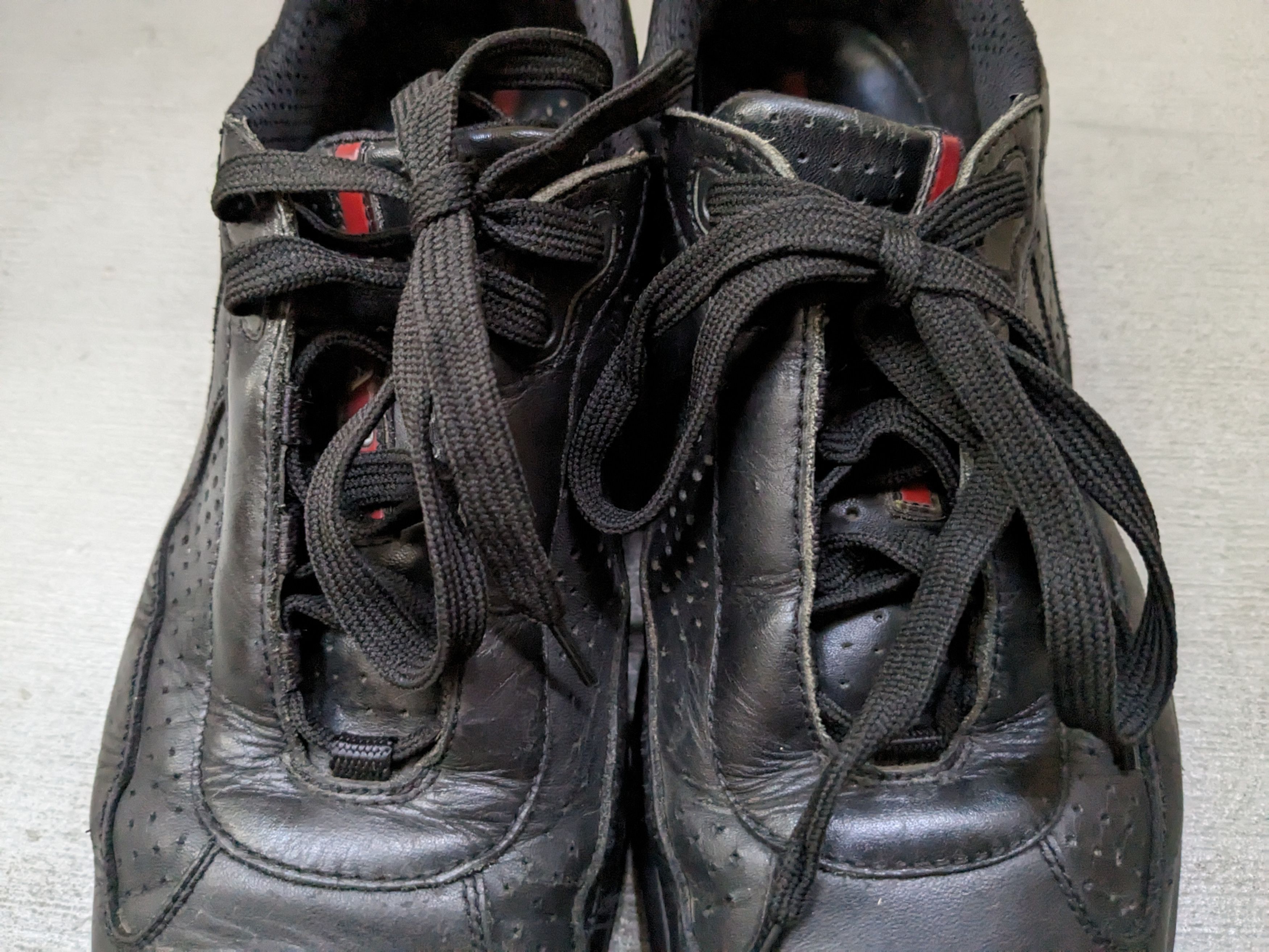 Prada Prada America's Cup Size 9.5 Black Red Leather Low Tops Size US 9.5 / EU 42-43 - 11 Thumbnail
