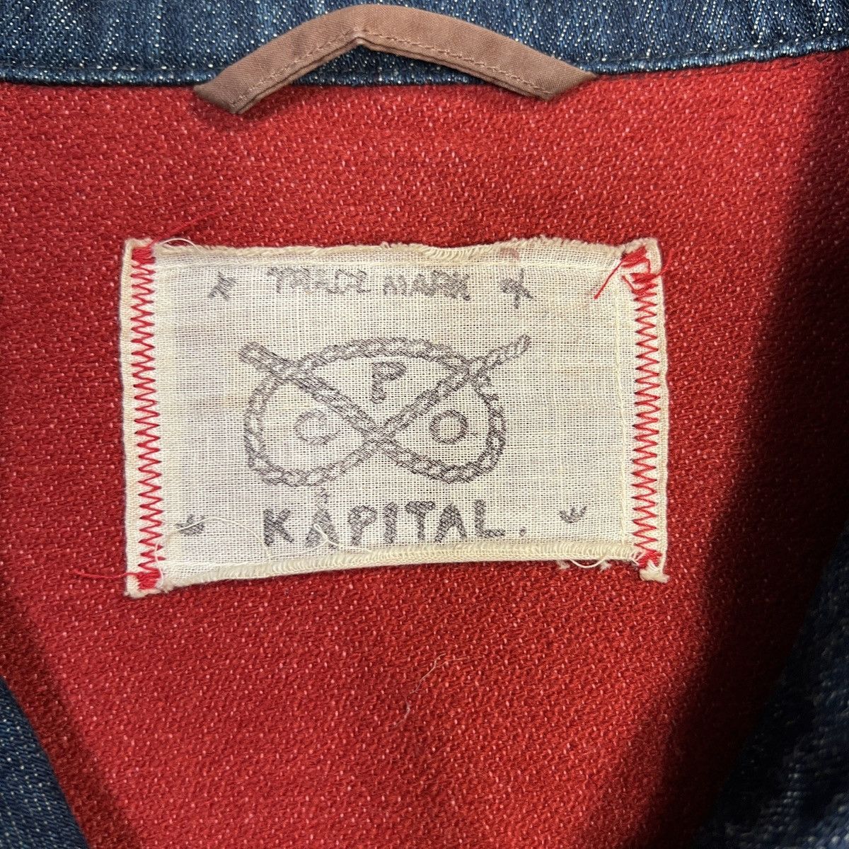 Kapital 🔥 Super Rare Archives Vintage Kapital Navy Denim Cpo Jacket Size US XL / EU 56 / 4 - 16 Thumbnail
