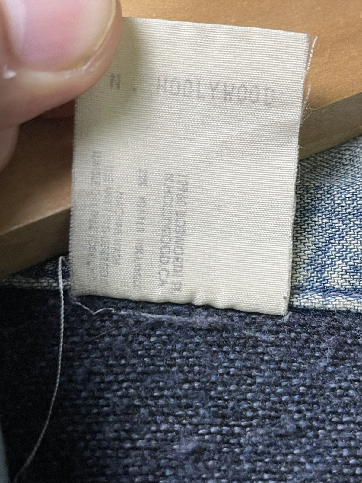 Vintage Vintage N.Hoolywood Zip-Up Denim Jacket(48) Size US XS / EU 42 / 0 - 9 Thumbnail