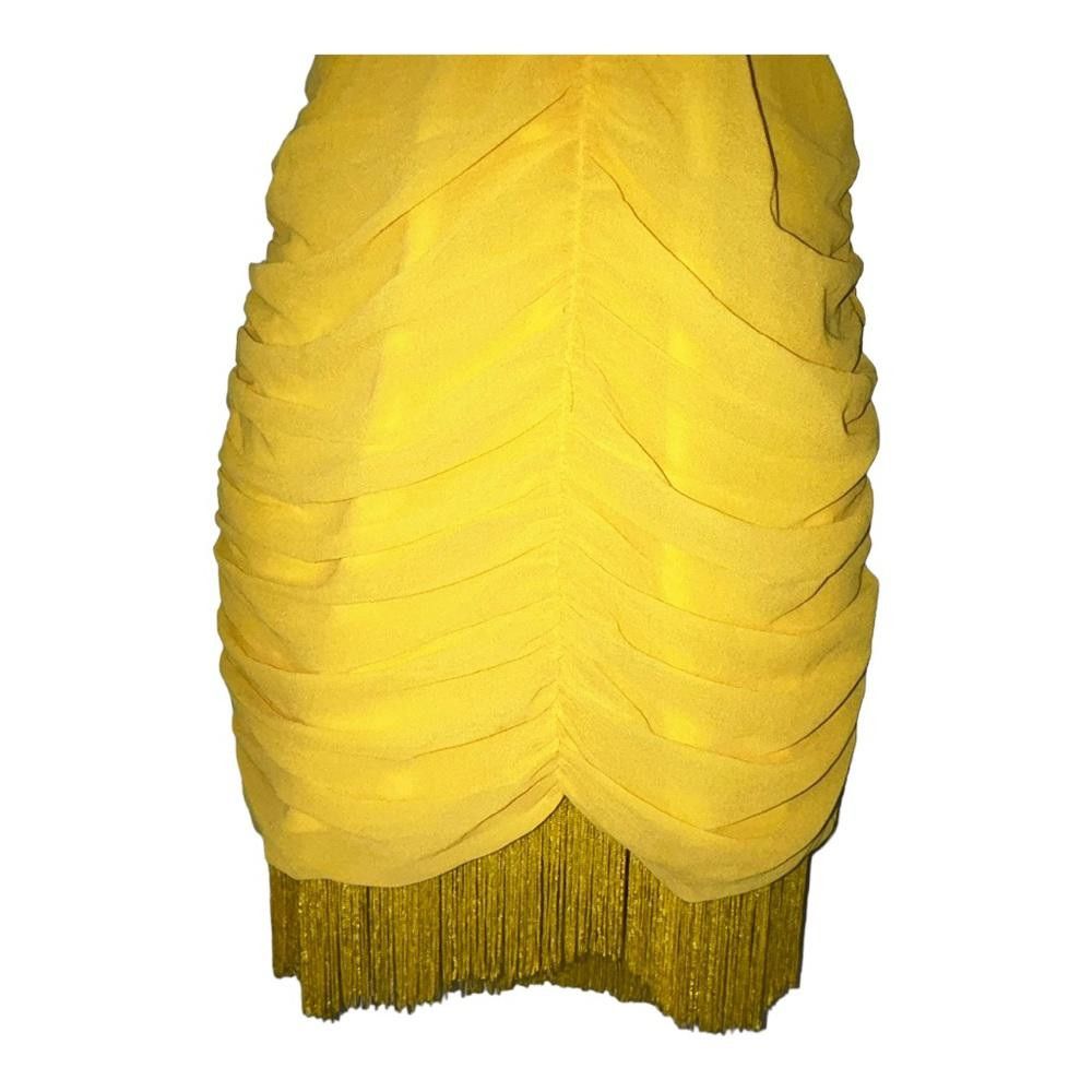 Forever 21 Forever 21 l NWT Low Plunge Mini Dress W Tassels XS Size XS / US 0-2 / IT 36-38 - 2 Thumbnail