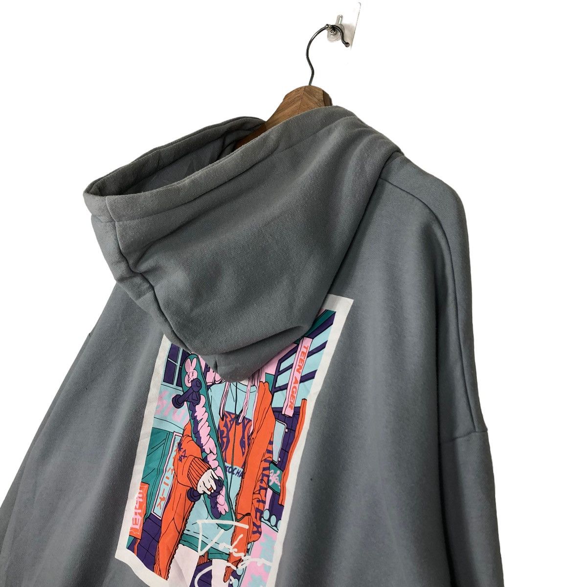 Japanese Brand 🔥RARE HOODIE PULL OVER SKATE GIRL GANG BIG LOGO Size US L / EU 52-54 / 3 - 2 Thumbnail