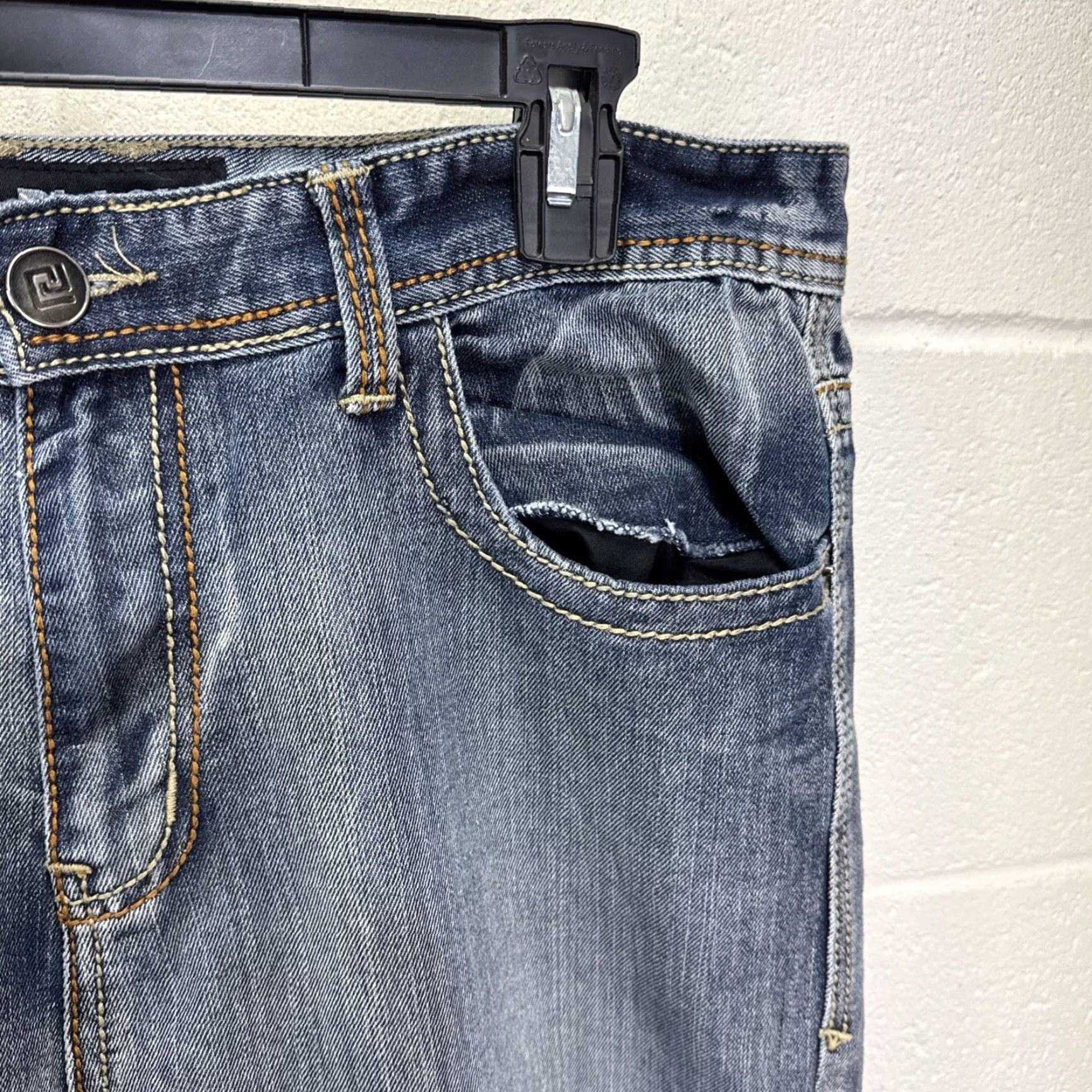 Buckle Black Buckle Black Jeans Mens 34x32 Relaxed Straight Blue Studded Denim Grunge Size US 34 / EU 50 - 4 Thumbnail