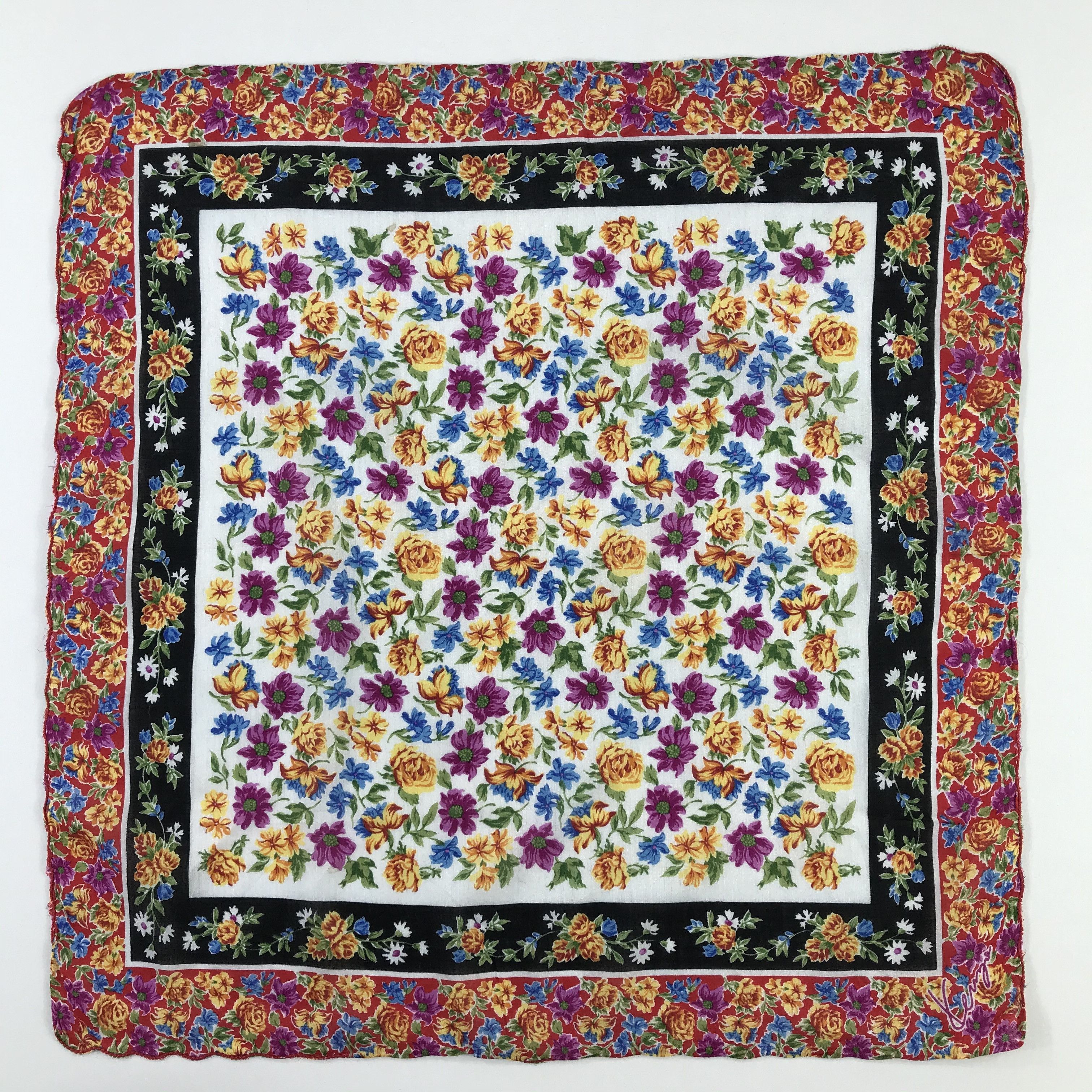 Kenzo × Vintage Kenzo Bandana / Handkerchief / Neckerchief - S1008 Size ONE SIZE - 1 Thumbnail
