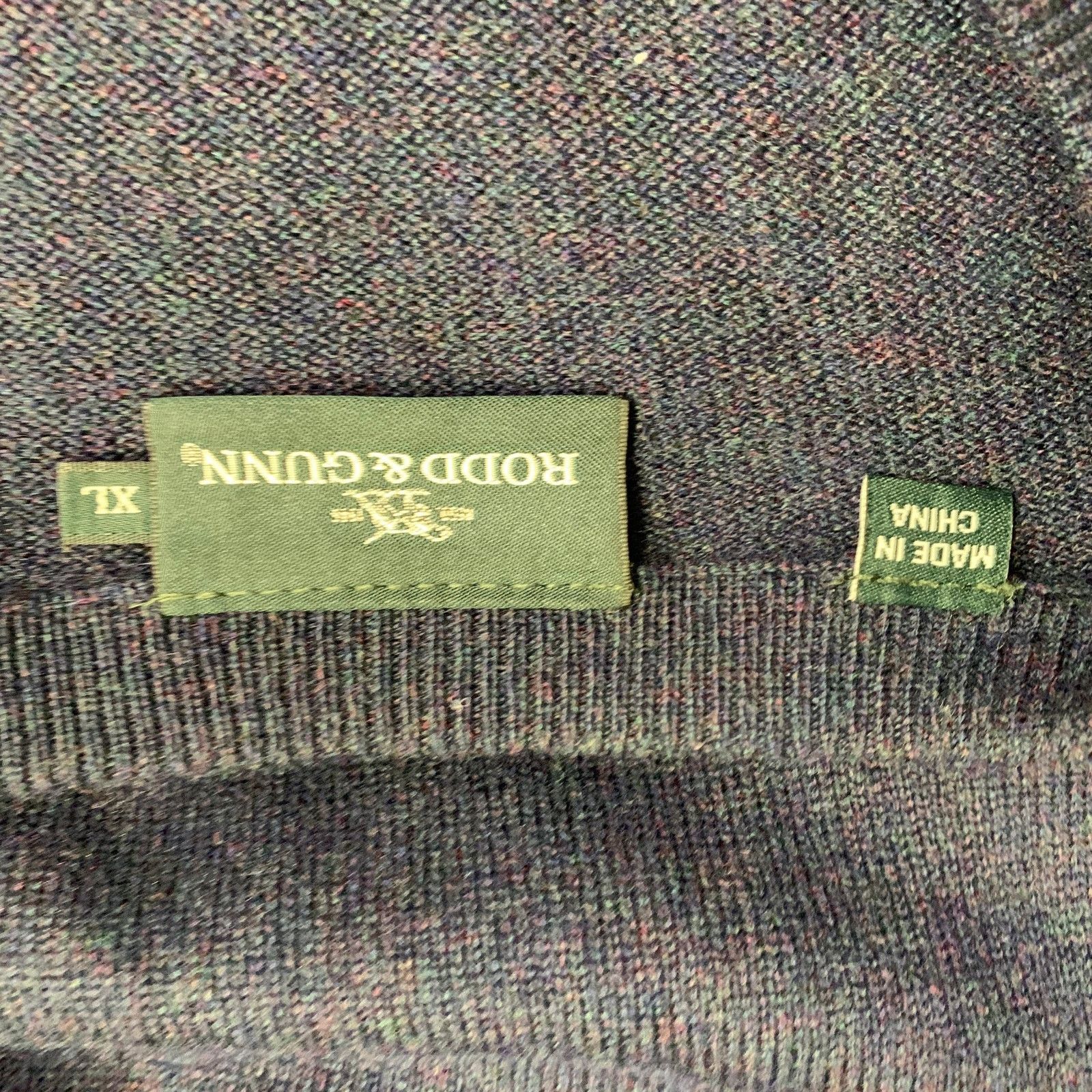 Rodd & Gunn XL Navy Knit Wool Cashmere Blend Crew Neck Sweater Size XL / US 12-14 / IT 48-50 - 4 Thumbnail