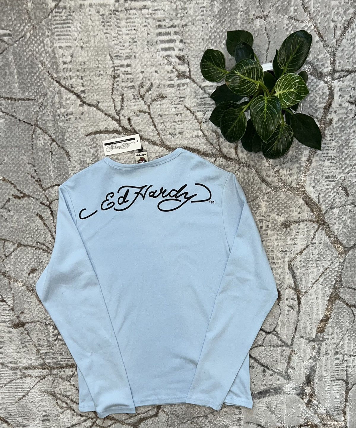 Ed Hardy × Vintage ED HARDY VINTAGE LIGHT SWEATSHIRT CREWNECK AFFLICTION STYLE Size US M / EU 48-50 / 2 - 2 Thumbnail