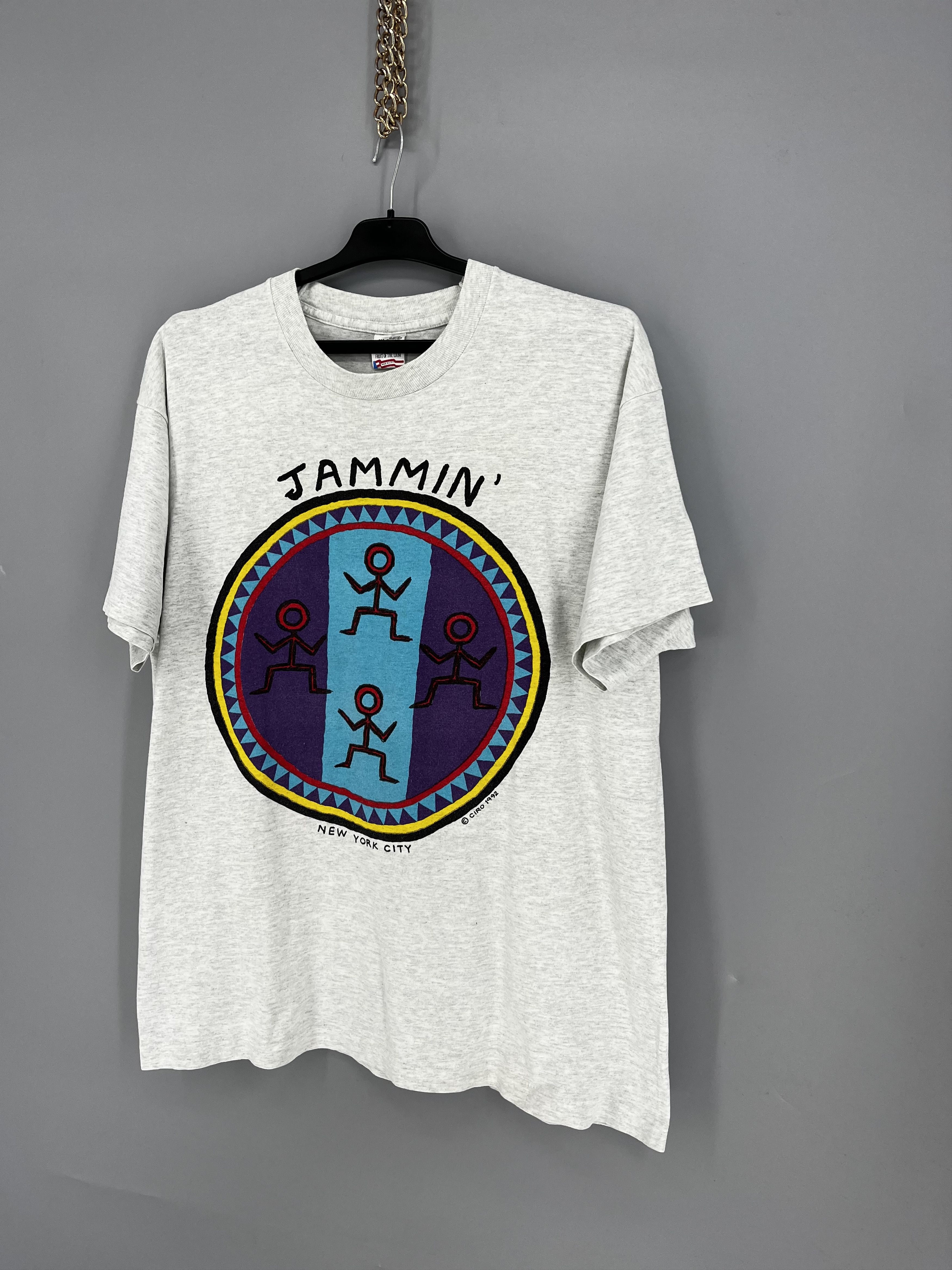 Vintage Vintage 90s Reggae Style Jammin New York City Ciro1992 Size US XL / EU 56 / 4 - 3 Thumbnail