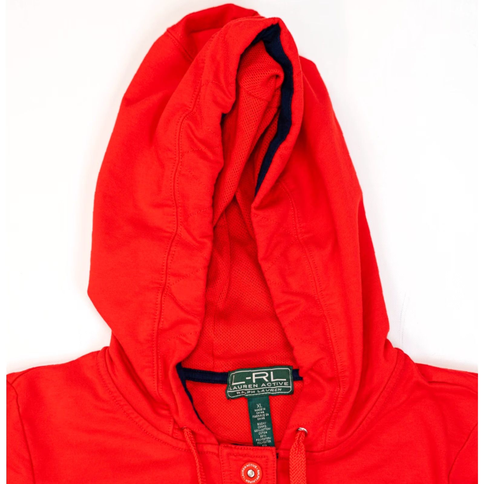 Vintage VINTAGE Active Ralph Lauren Women's Jacket XL Red Yacht Club Hooded Pockets Preppy Size XL / US 12-14 / IT 48-50 - 3 Thumbnail