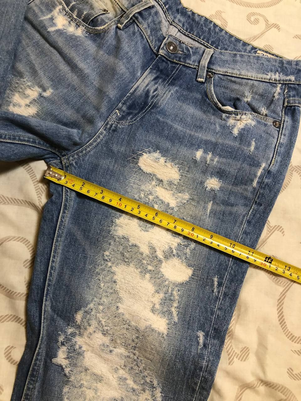 G-Star G-Star RAW 3301 Distressed Wash Heavy Fade & Paint Archive Size US 32 / EU 48 - 13 Thumbnail