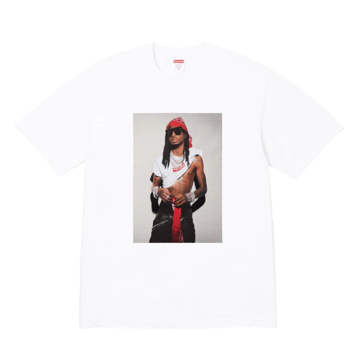 Supreme Playboi Carti Tee グレー L Playboi Carti Tee 