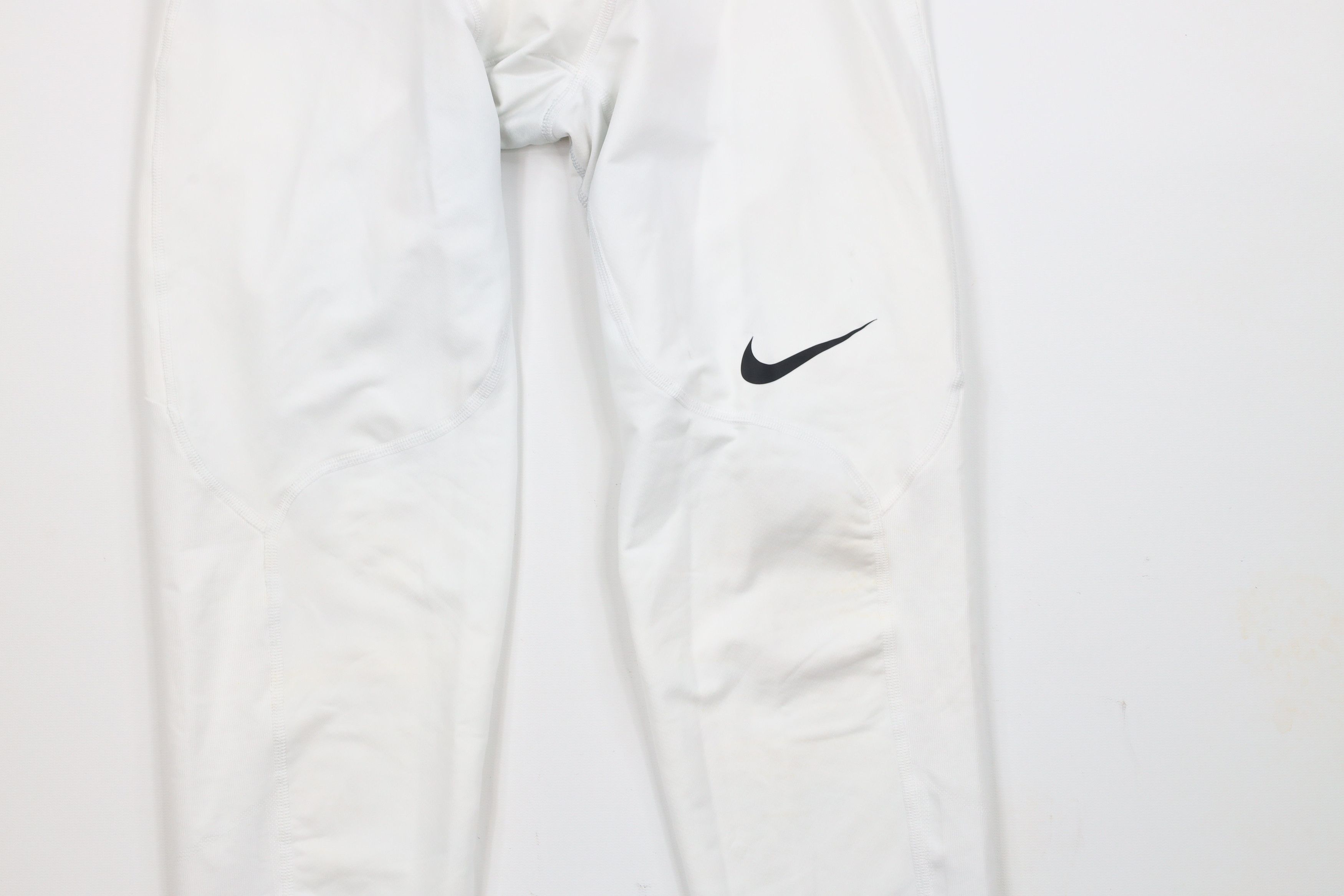 Nike × Vintage Nike Pro Hyperwarm Training Gym Spandex Pants Tights White Size US 36 / EU 52 - 3 Thumbnail